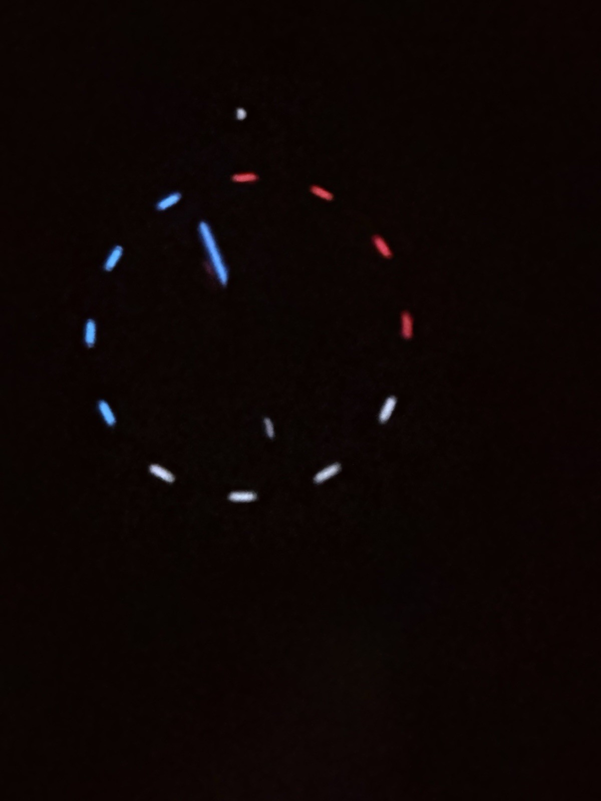 Deep Blue DAYNIGHT 43MM DIVER SOLAR POWERED PC BLACK DIAL USA🇺🇸3 COLOR TUBES‼️