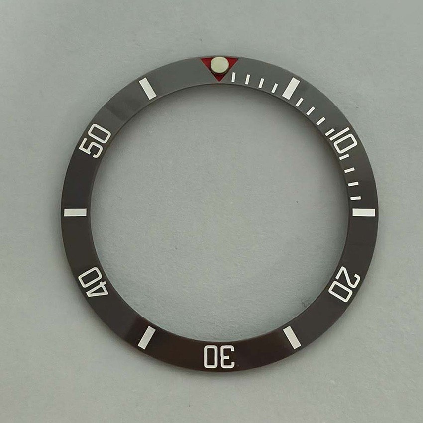 Replacement Ceramic Bezel Insert SUB Beveled Bezel Ring Watch Accessories