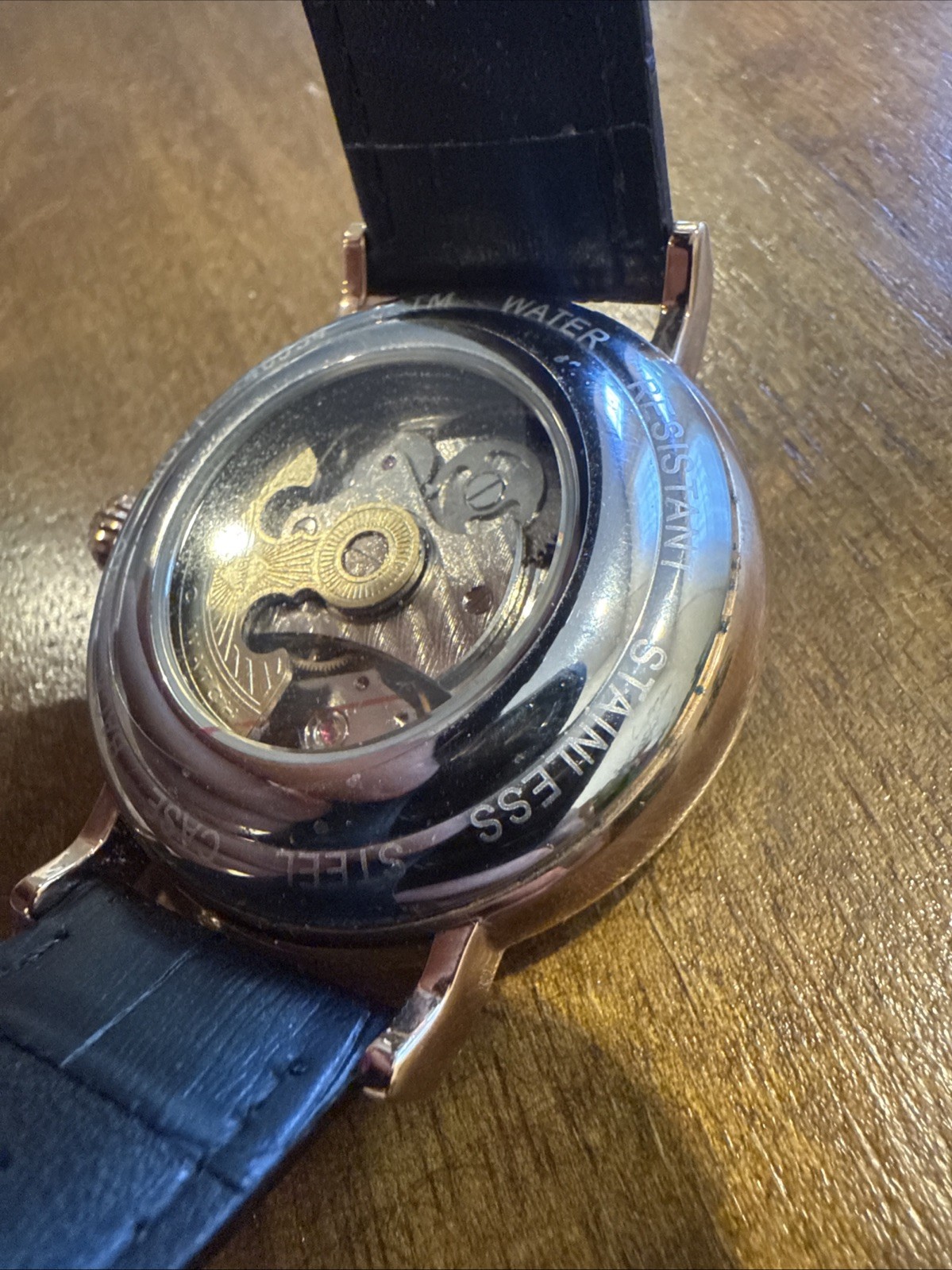 Stauer Moon Phase Skeleton Men’s Automatic Watch 46334 NEW Factory Protector