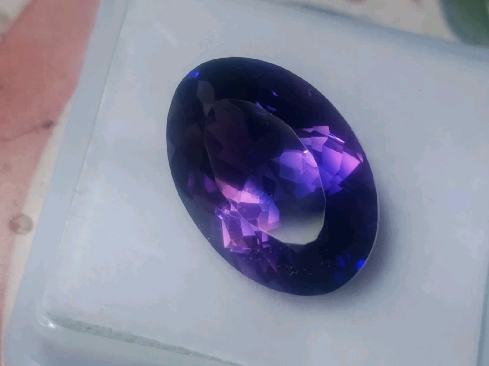 11.15CT Flawless Natural Purple Pink Sapphire Excellent Oval Cut 15.1×10.1×7.1mm