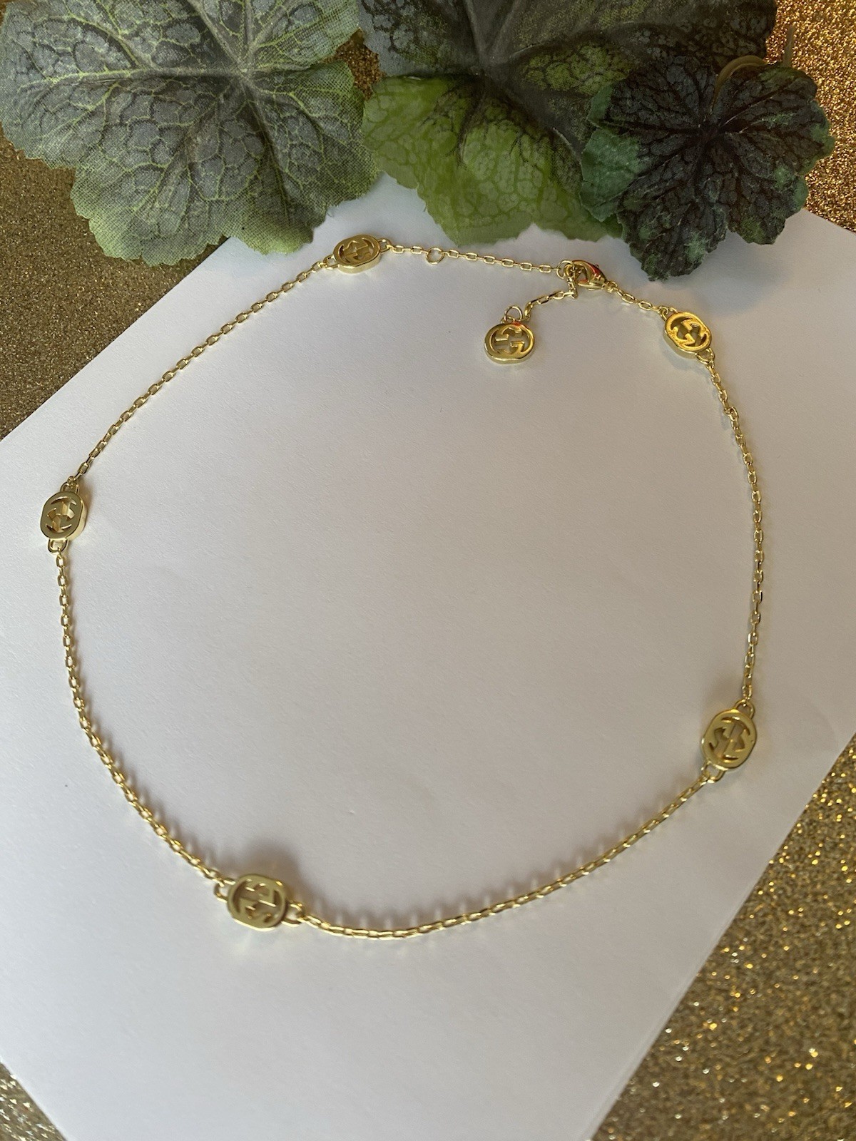 Gucci Signature Chain-Link Necklace/ GG-N-0011