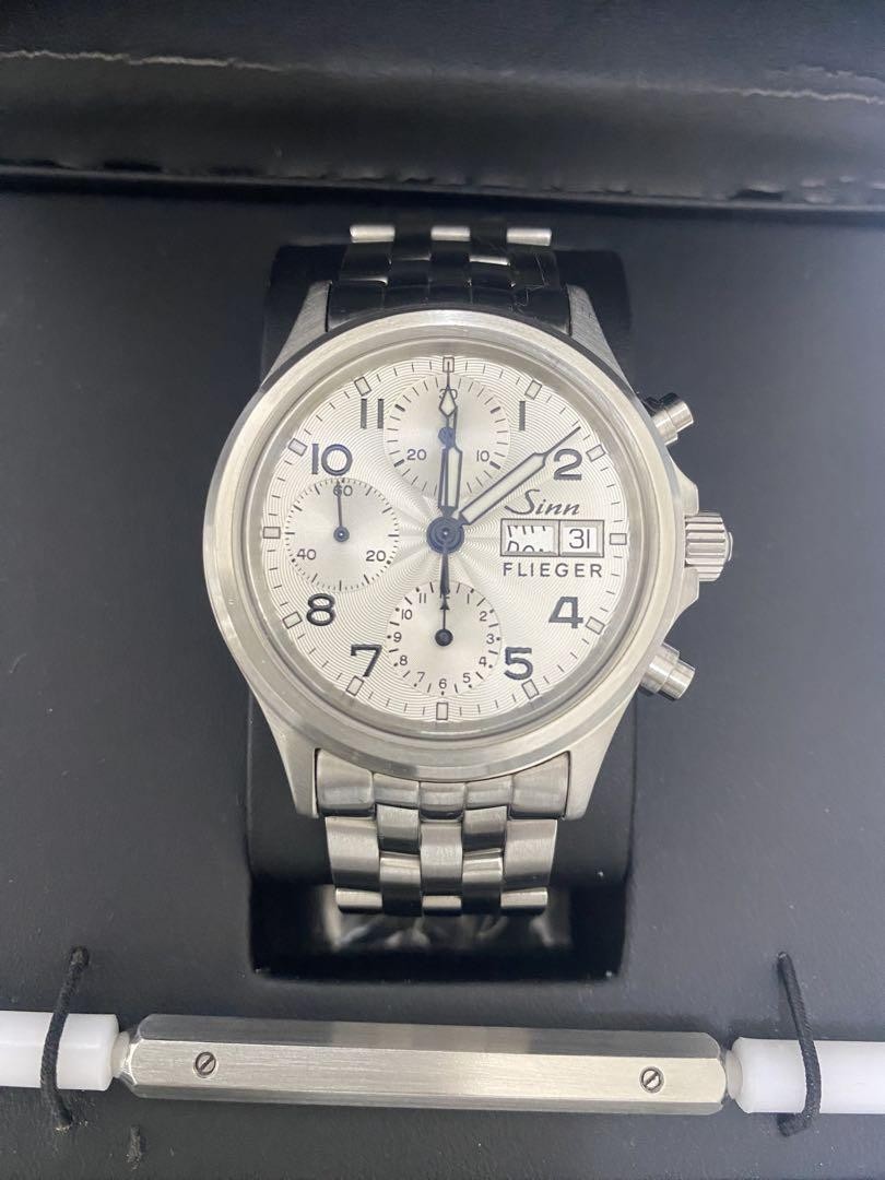 Sinn 356 SA Flieger III Silver Dial 38.5mm Automatic Pilot Watch #093