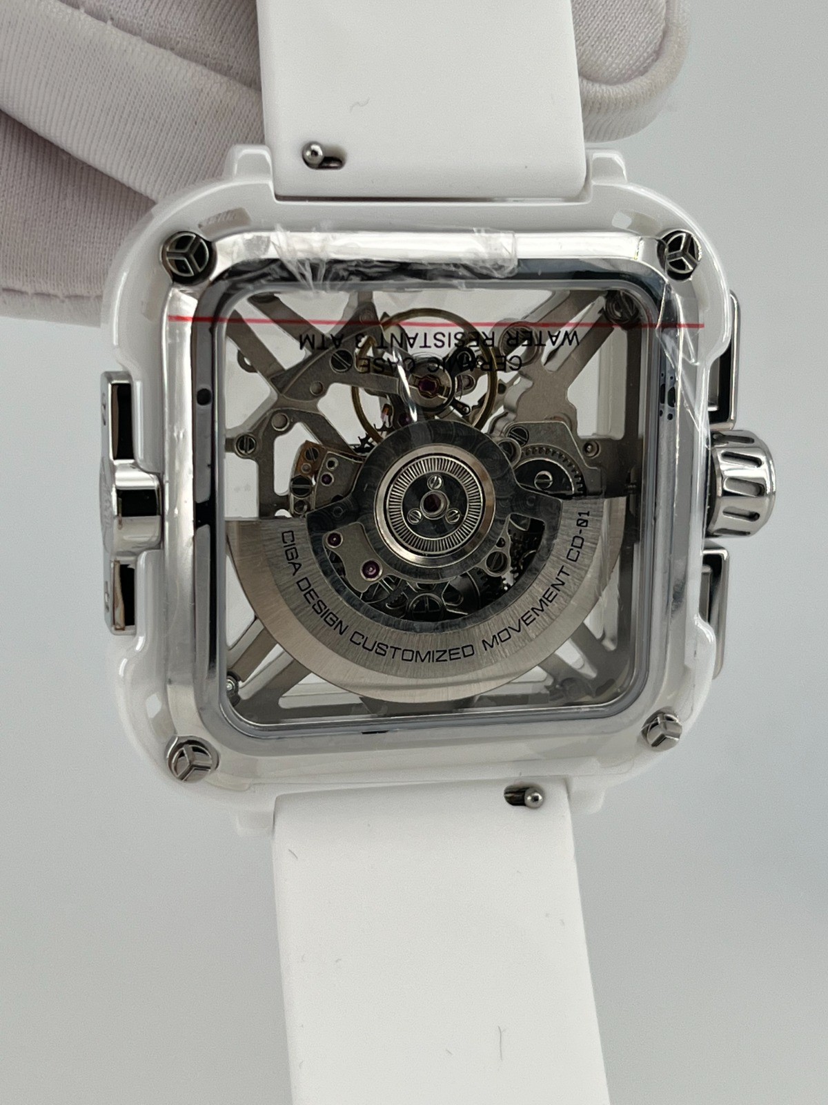 CIGA DESIGN X Series WHITE CERAMIC Mechanical Watch Machina BRAND NEW