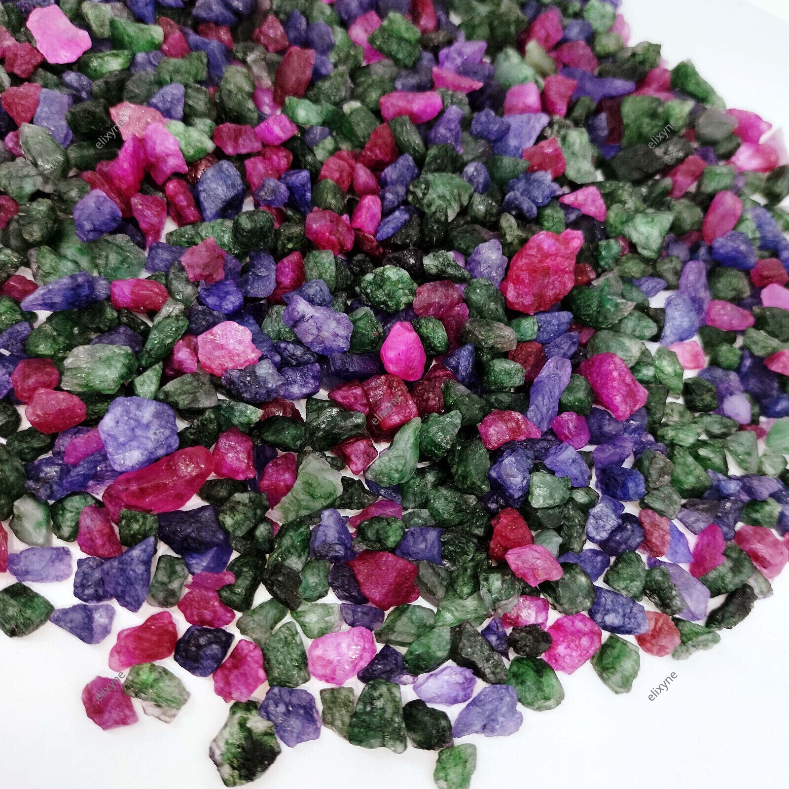 400+ Cts Natural Ruby, Sapphire & Emerald Uncut Rough Lot Certified