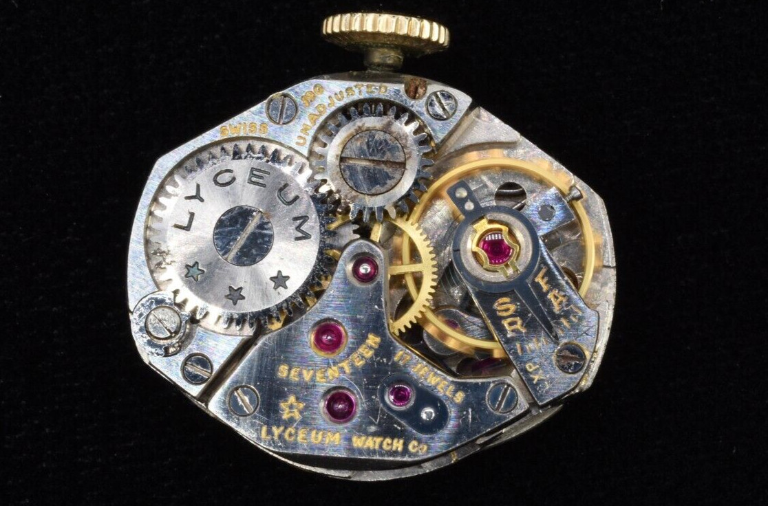Running Vintage LYCEUM 190 Ladies 10K Gold Filled Wristwatch, Swiss