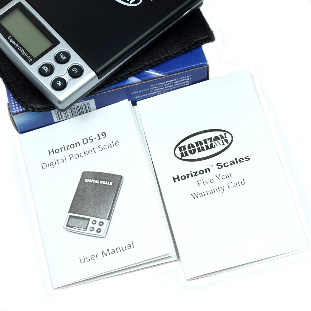 Horizon DS-19 500g x 0.01g Digital Scale 0.01 gram Precision Jewelry Reload Gold