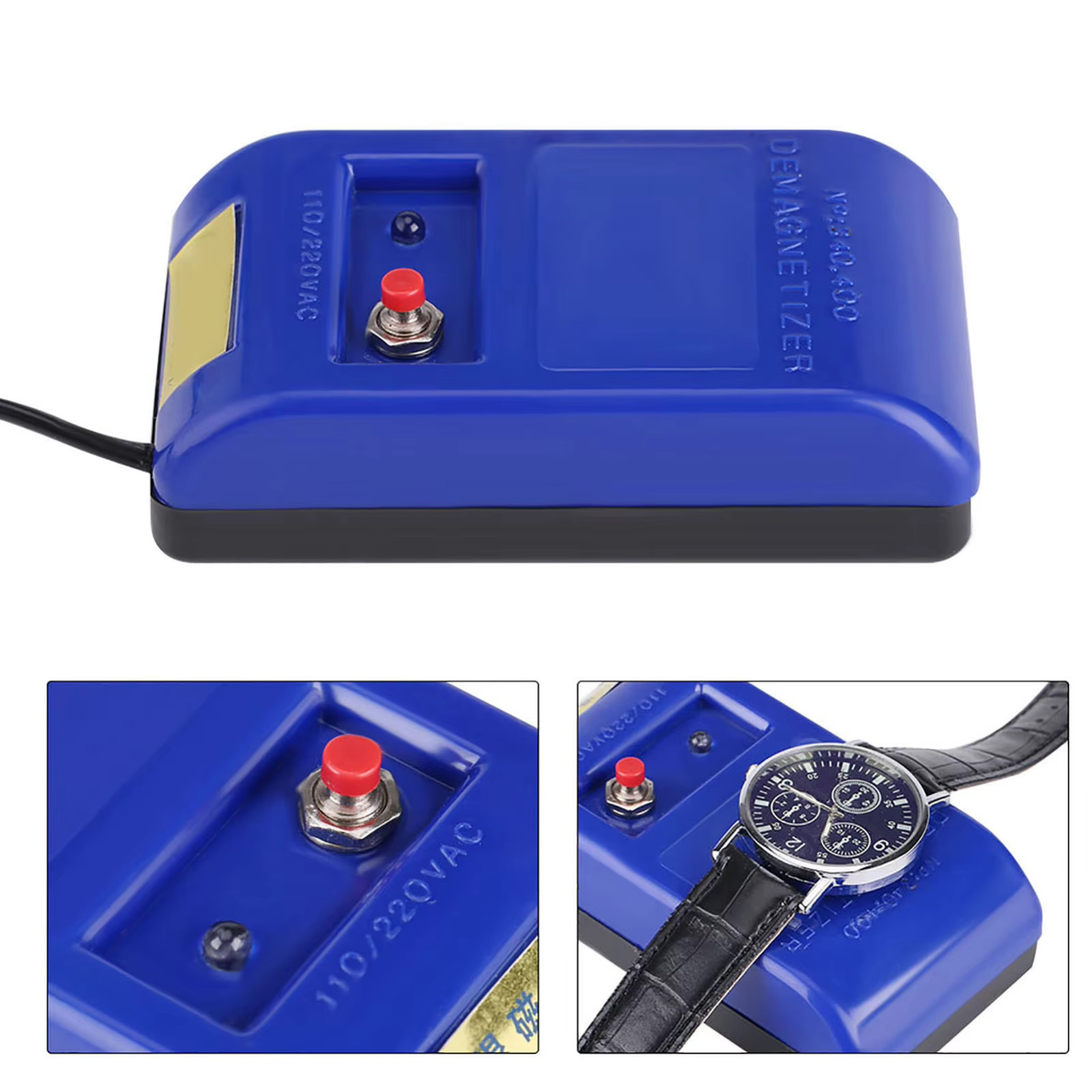 Demagnetizer Watch Repair Screwdriver Tweezers Demagnetise Electrical Tools
