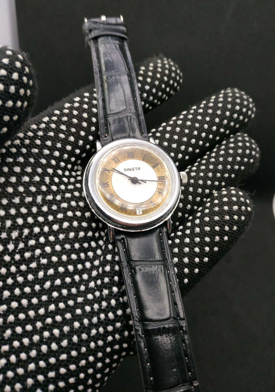 Men’s Dress Vintage USSR Watch Raketa Mechanical 2614.H Retro Soviet ☭
