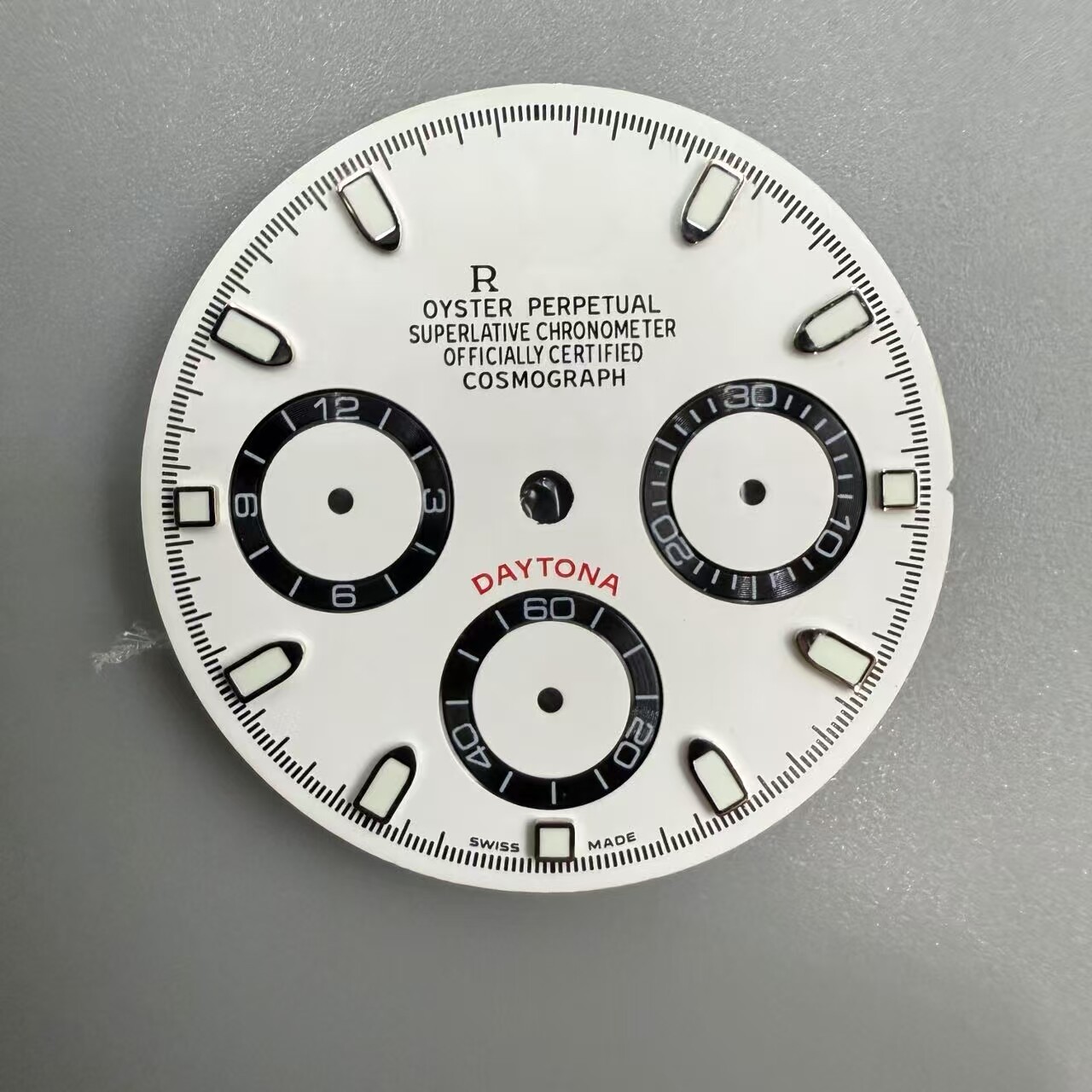29.5mm Multi-functional Watch Dial Green Luminous For VK63 Movement Watch Parts
