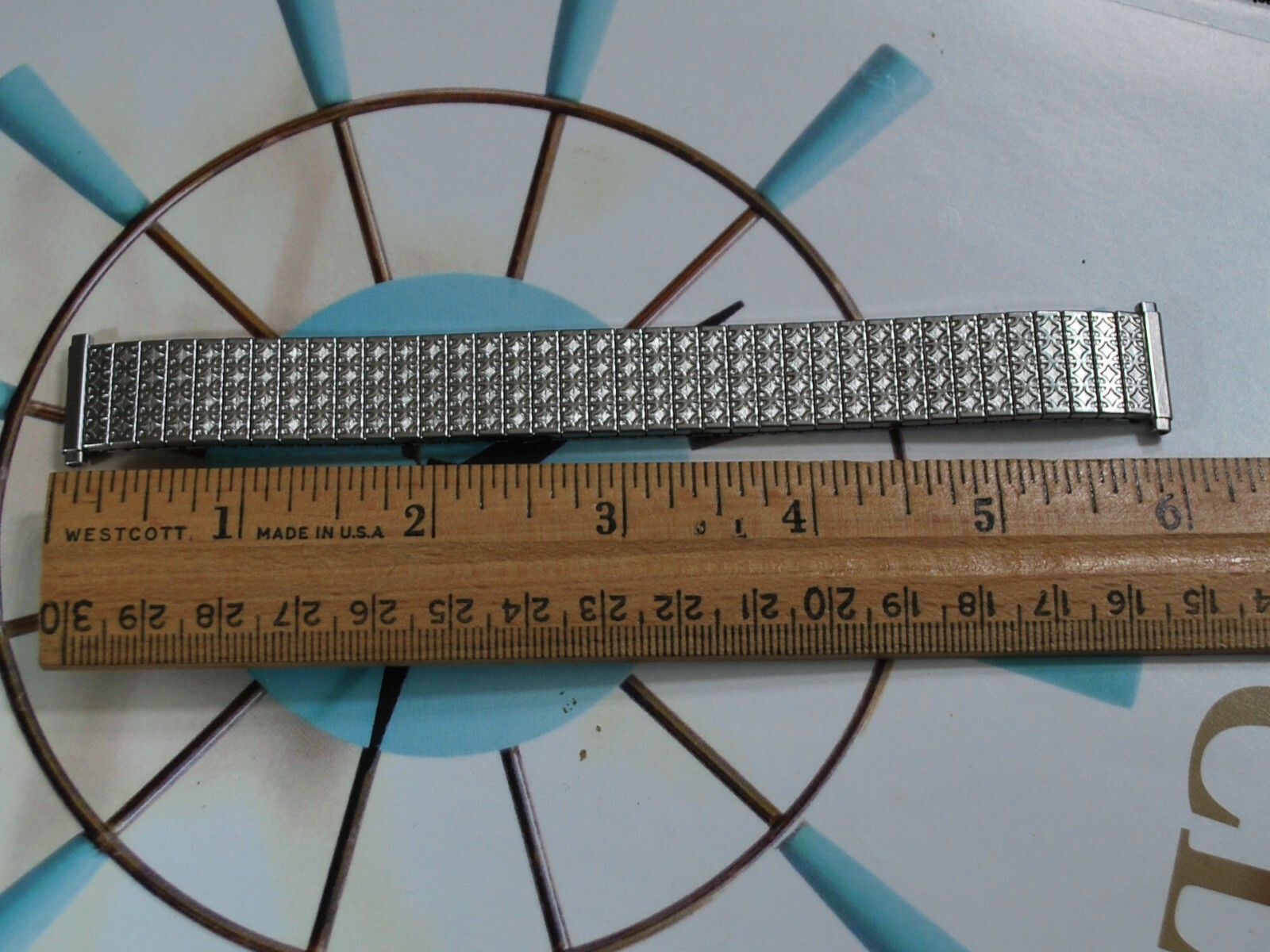 Nice Vintage USA Made 15mm to 19mm S.S. Men’s Watch Band — ZUSA112821