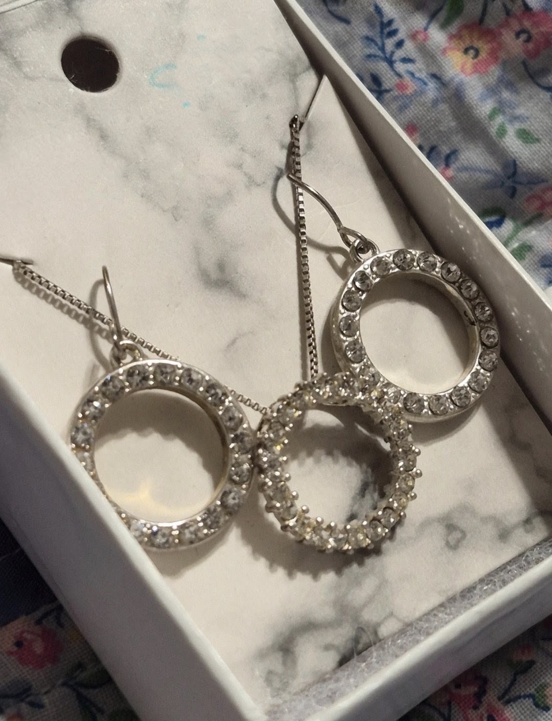 BN Moissirate 3pc set Necklace and earrings.