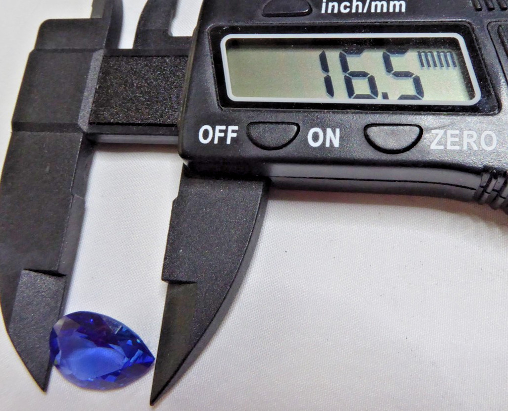 4 HUGE LAB CREATED TANZANITES