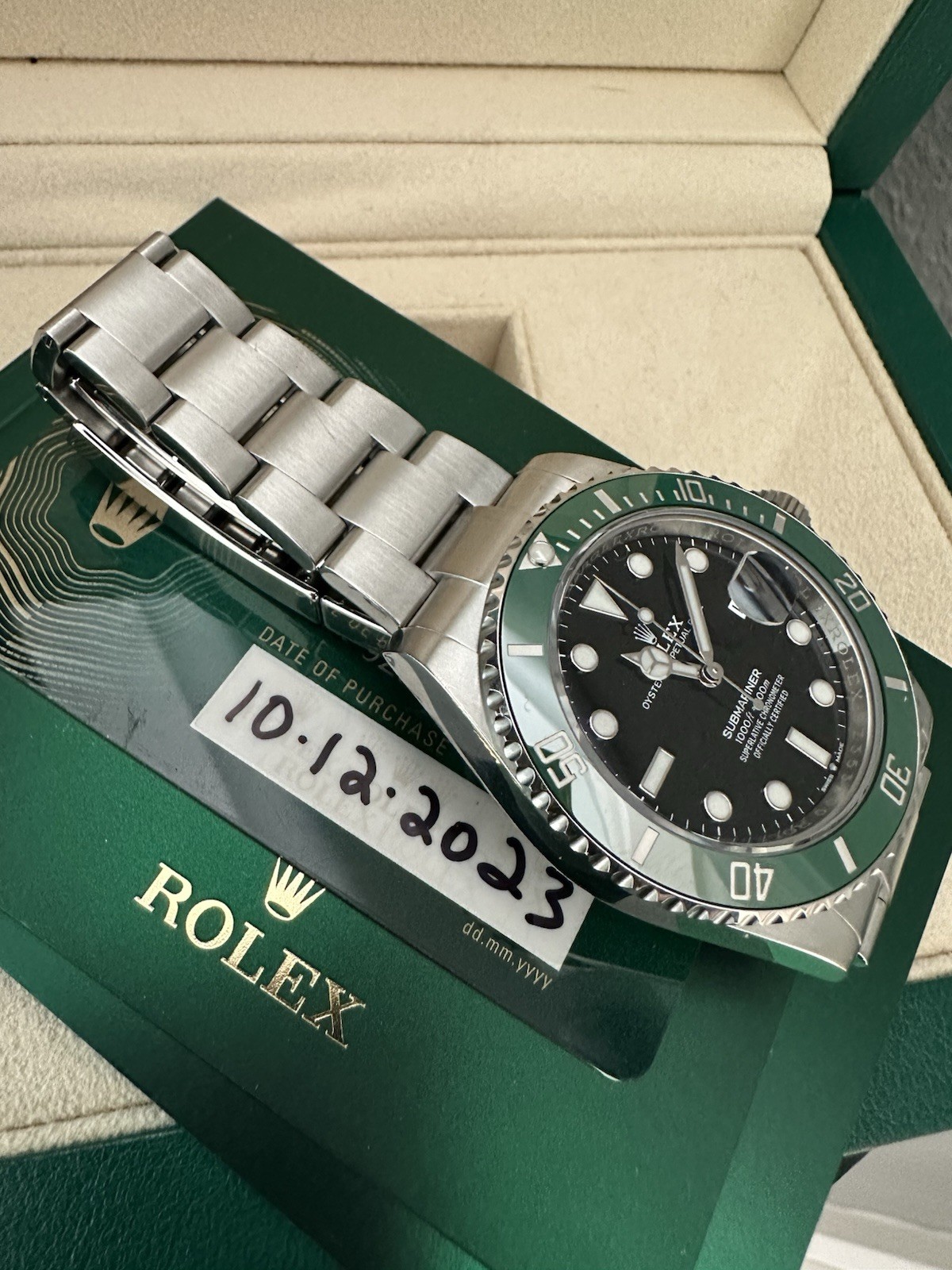 Men’s Rolex Submariner Date 126610LV “Starbucks” Box & Papers ~ Factory Warranty