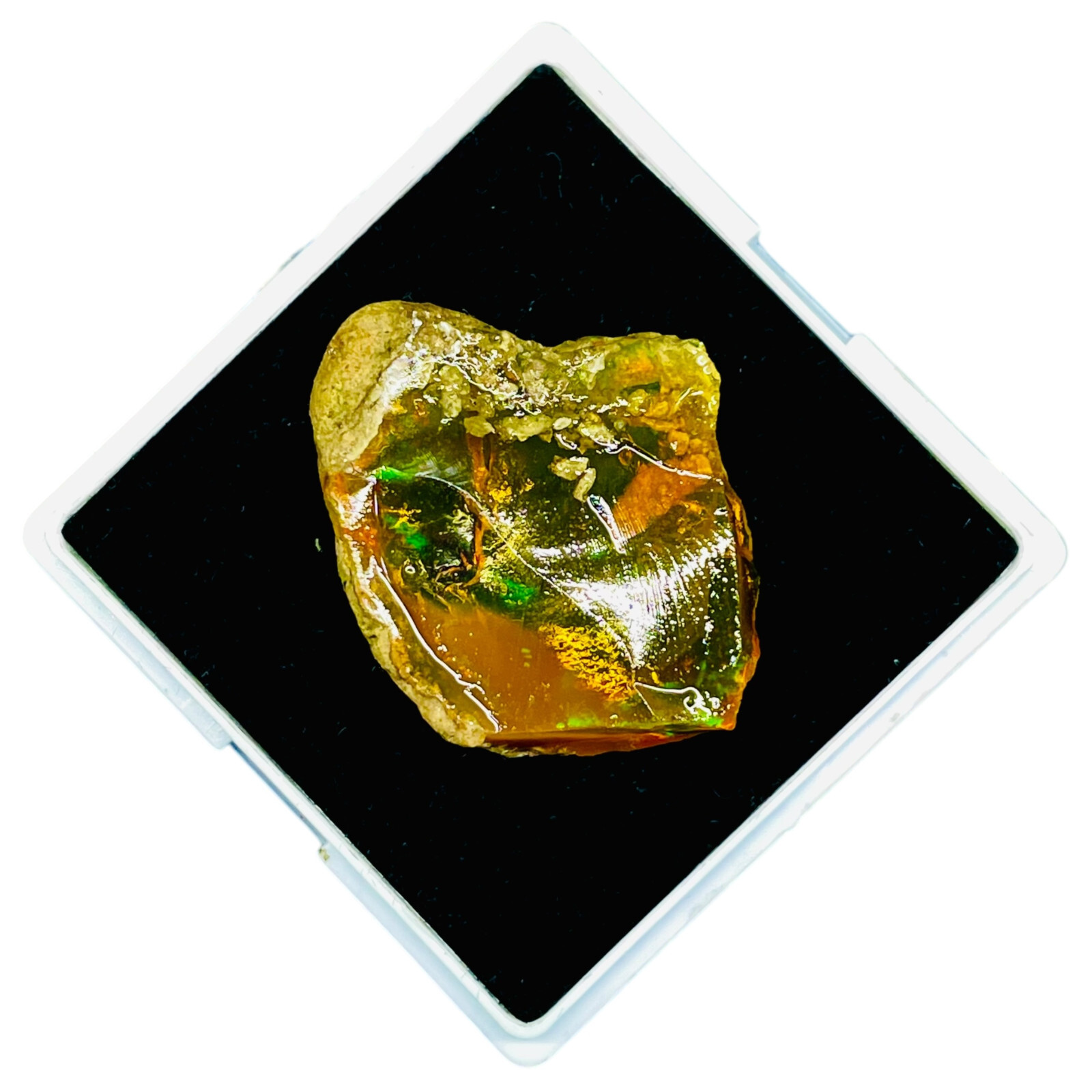 40.55 Cts Natural Ethiopian Opal Rough 35x30mm Huge Untreated Loose Gemstone