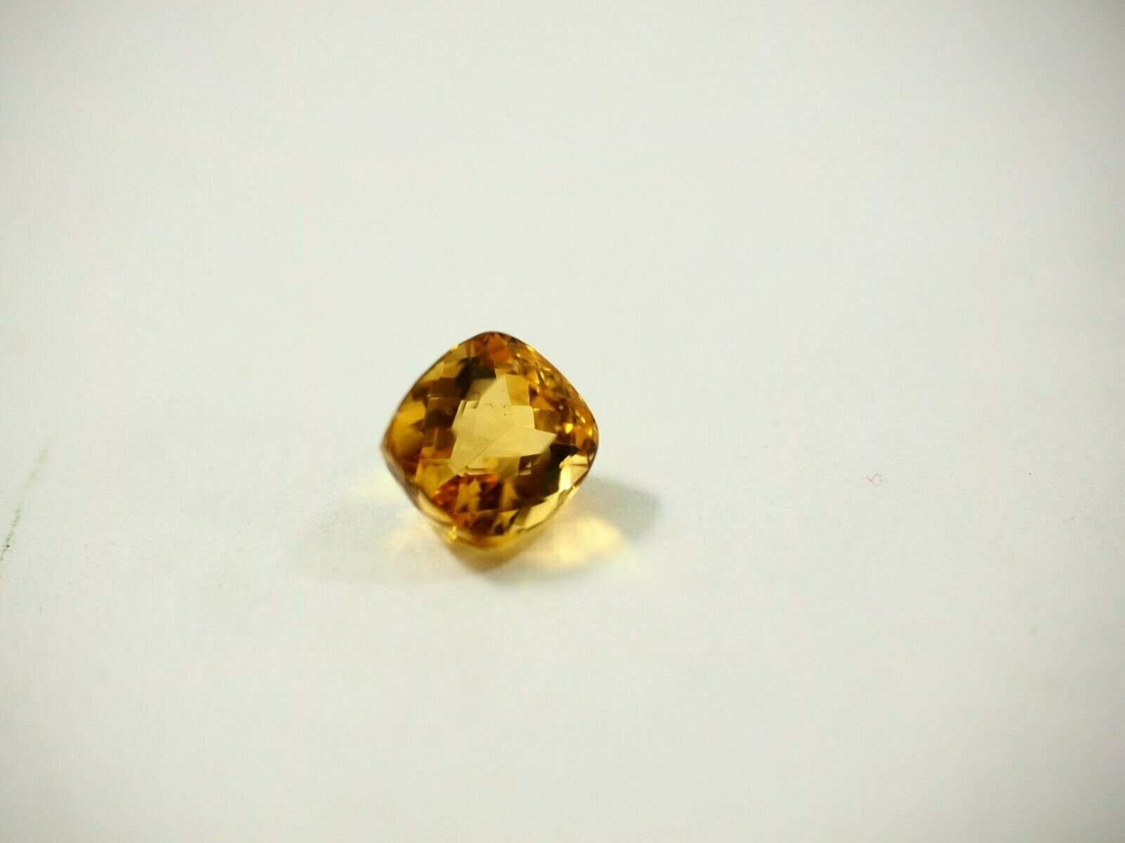 6.30 carat Golden Citrine Rectangle Shape Gemstone 10.1 x 10.9 x 7.9mm