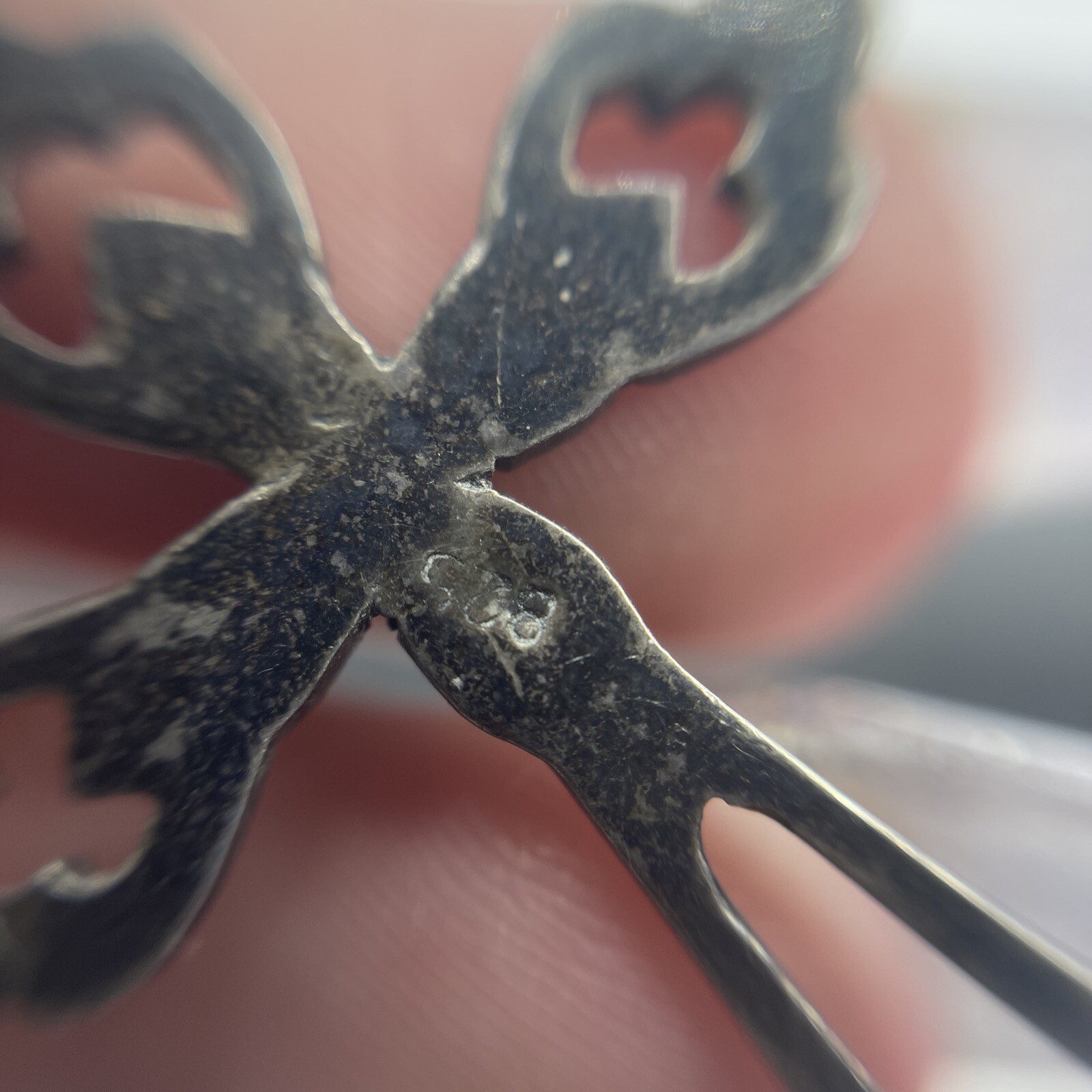 Beautiful 925 Sterling Silver Cross Design Pendant/ Charm # P112