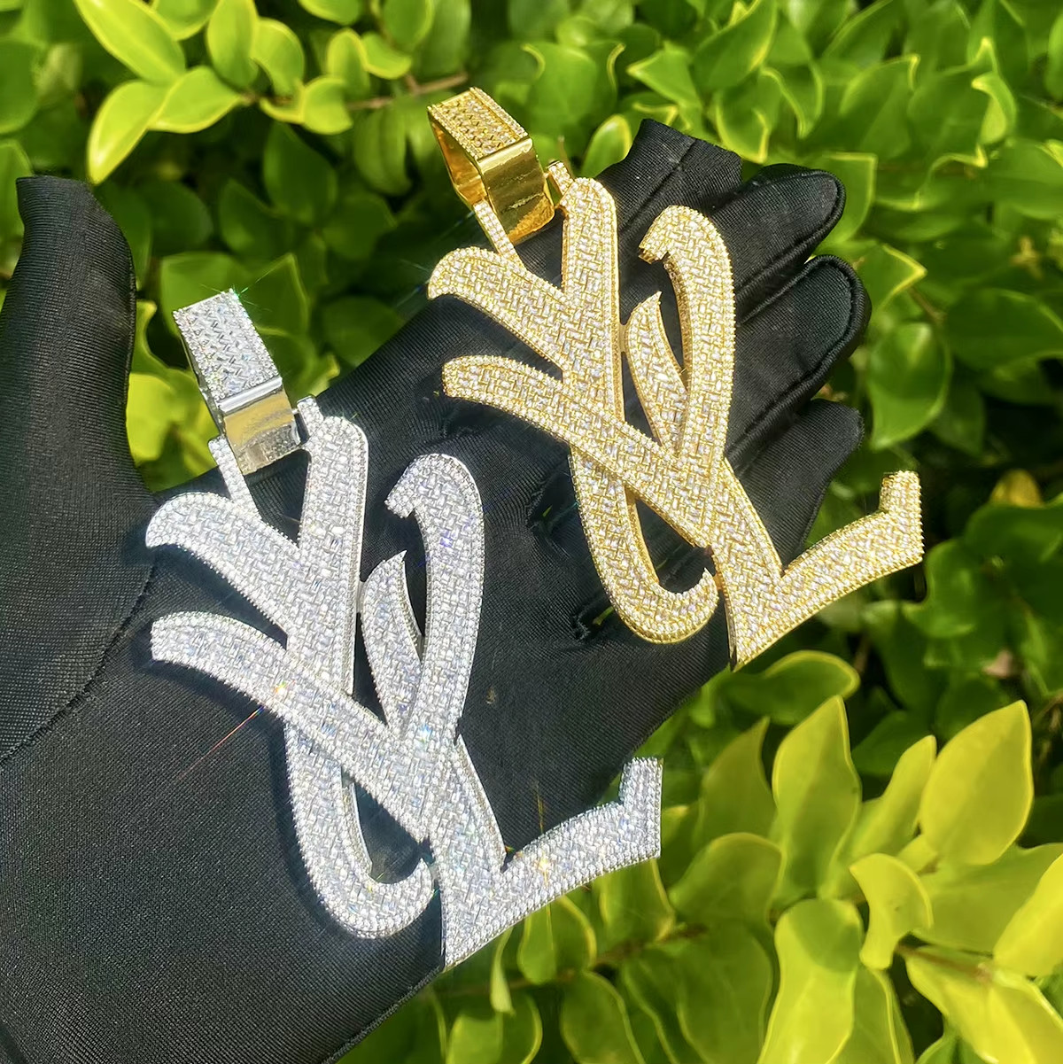 YVL Chain Custom Diamonds Playboi Carti Opium Necklace Ken Carson Hip Hop Rap