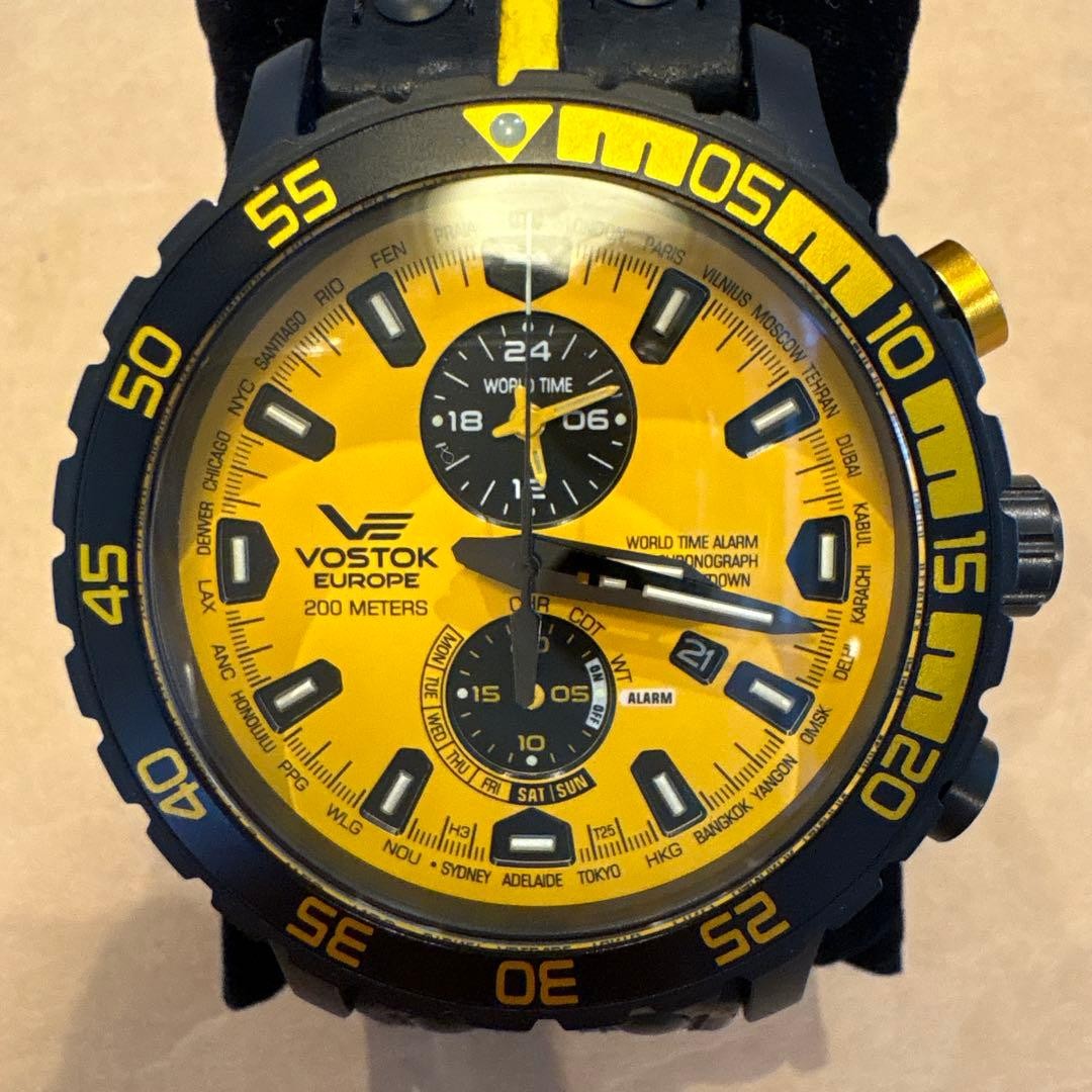 Vostok Europe YM8J597C548 Quartz Wristwatch Warranty Card