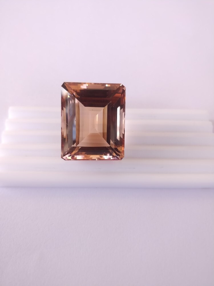 Natural Light Pink Morganite Emerald Cut Size 5-6Ct EGL Certified Loose Gemstone