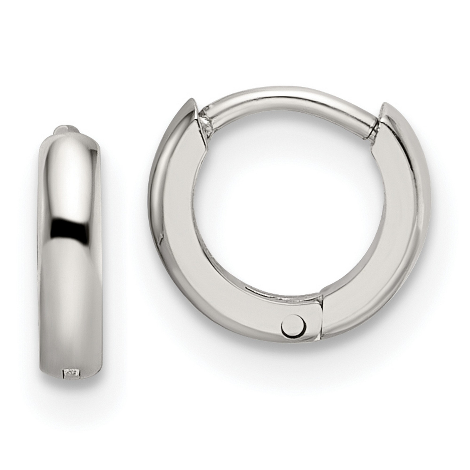 Stainless Steel Polished 2mm Endless Hinged Hoops
