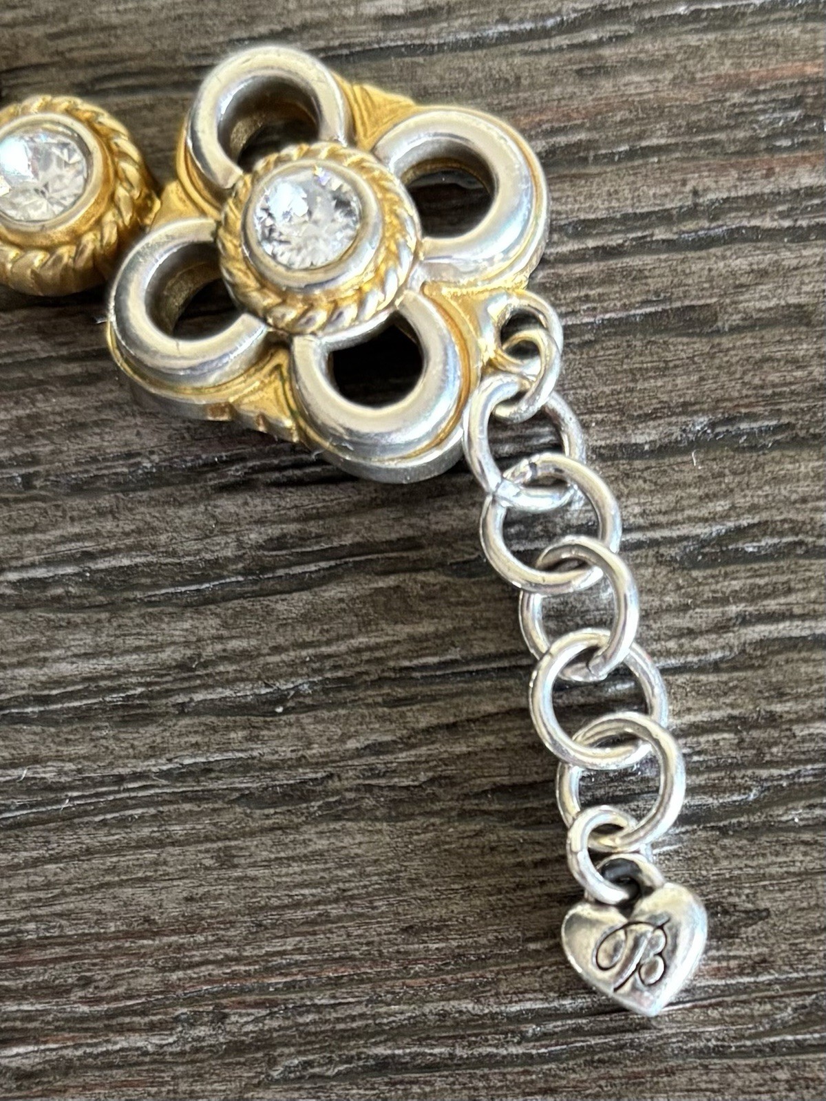 Brighton Goldtone Chunky Link Bracelet and Earrings
