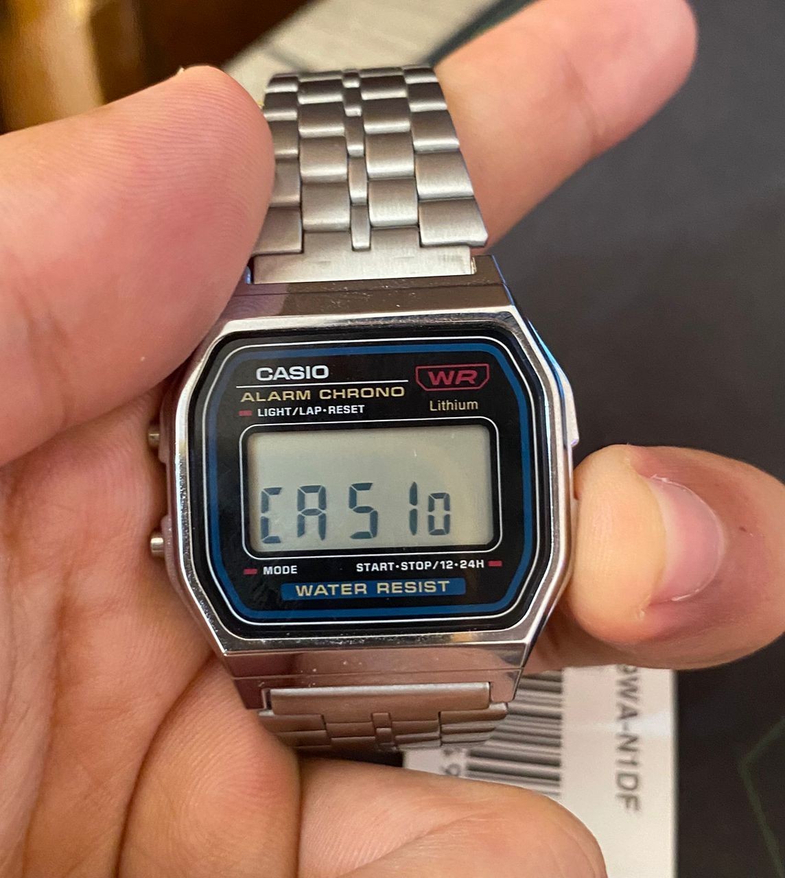 Vintage Casio A159WA-N1 Authentic Vtg Digital Classic Chronograph Unisex Watch