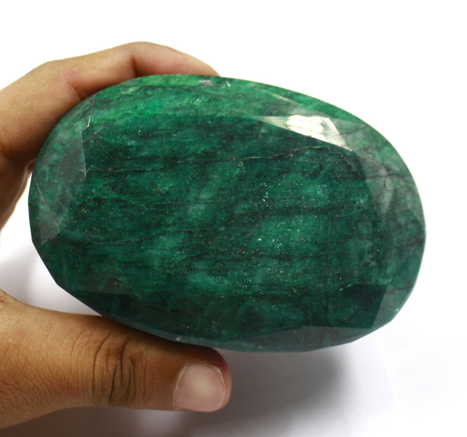 Earth Mined Healing Green Emerald 1000 Ct Certified Natural Gemstone VR826