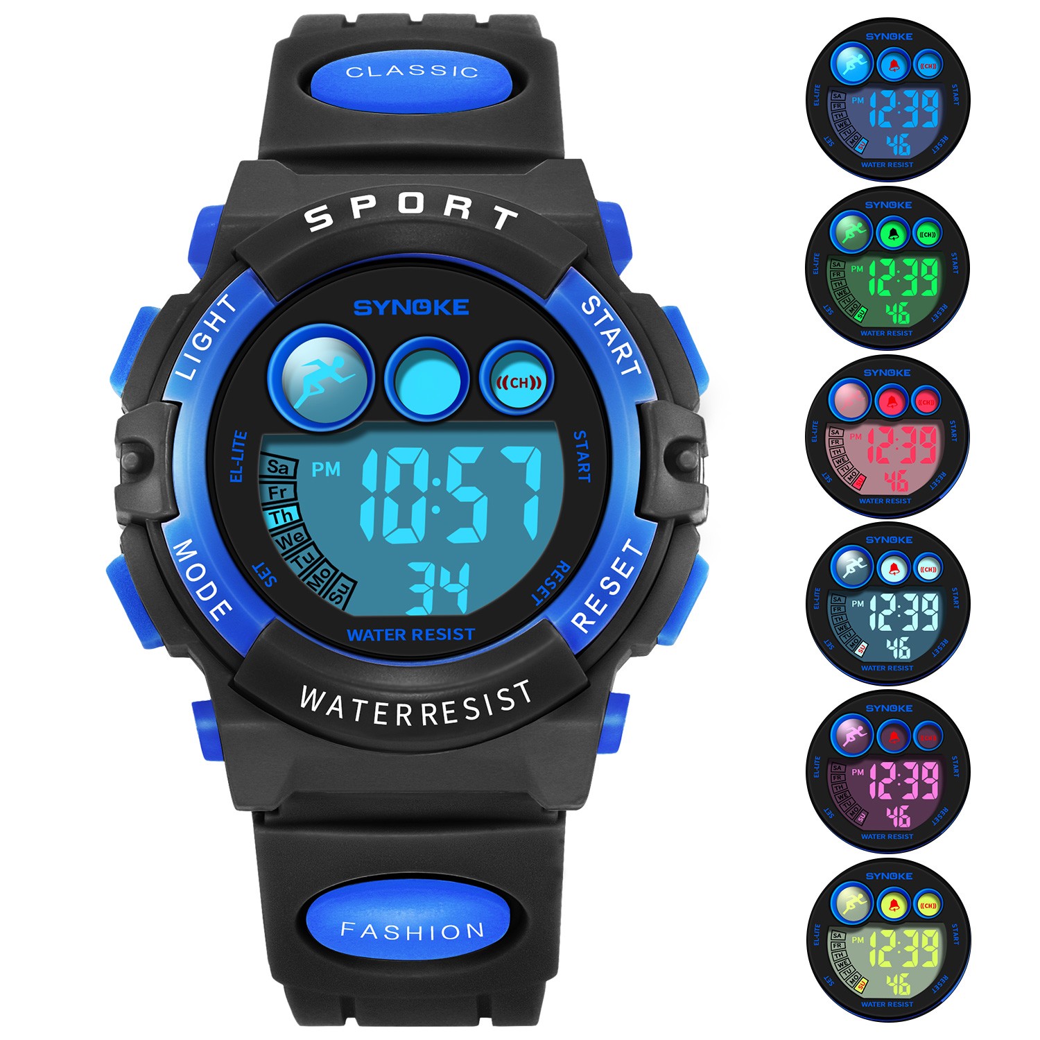 Kids Boys Girls Sport Digital Watch Electronic Waterproof Wrist Watch Child Gift