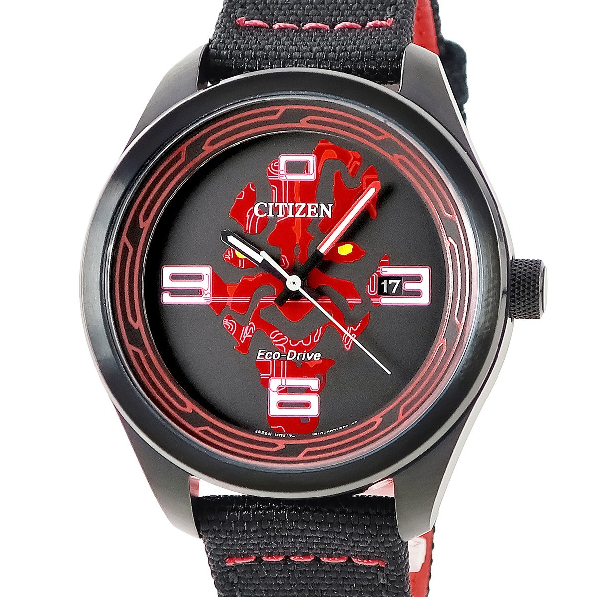 Citizen Eco Drive Darth Small Shadow AW5006 01W Star Wars Collaboration Date Qua