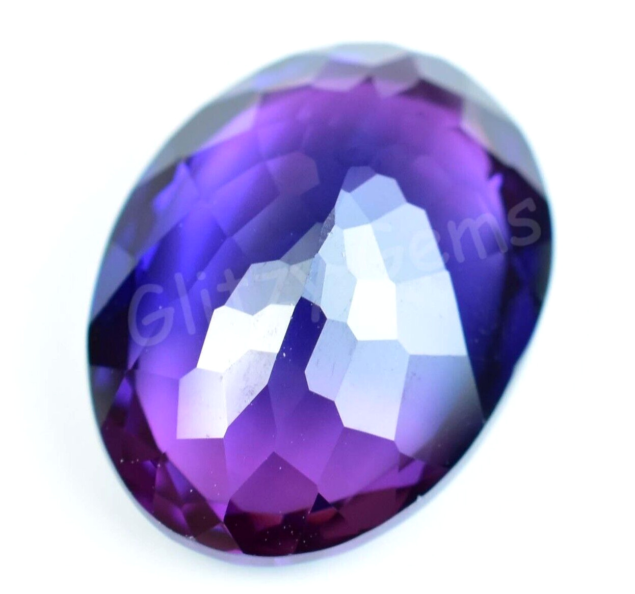 Natural Boysenberry Sapphire 19.45 Ct Oval Certified Stunning Loose Gemstone