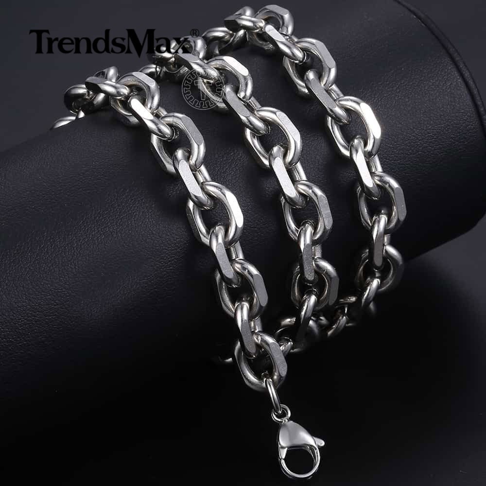 USA Stock 2/3/4mm 18-28″ Stainless Steel Mens Silver Rolo Cable Chain Necklace