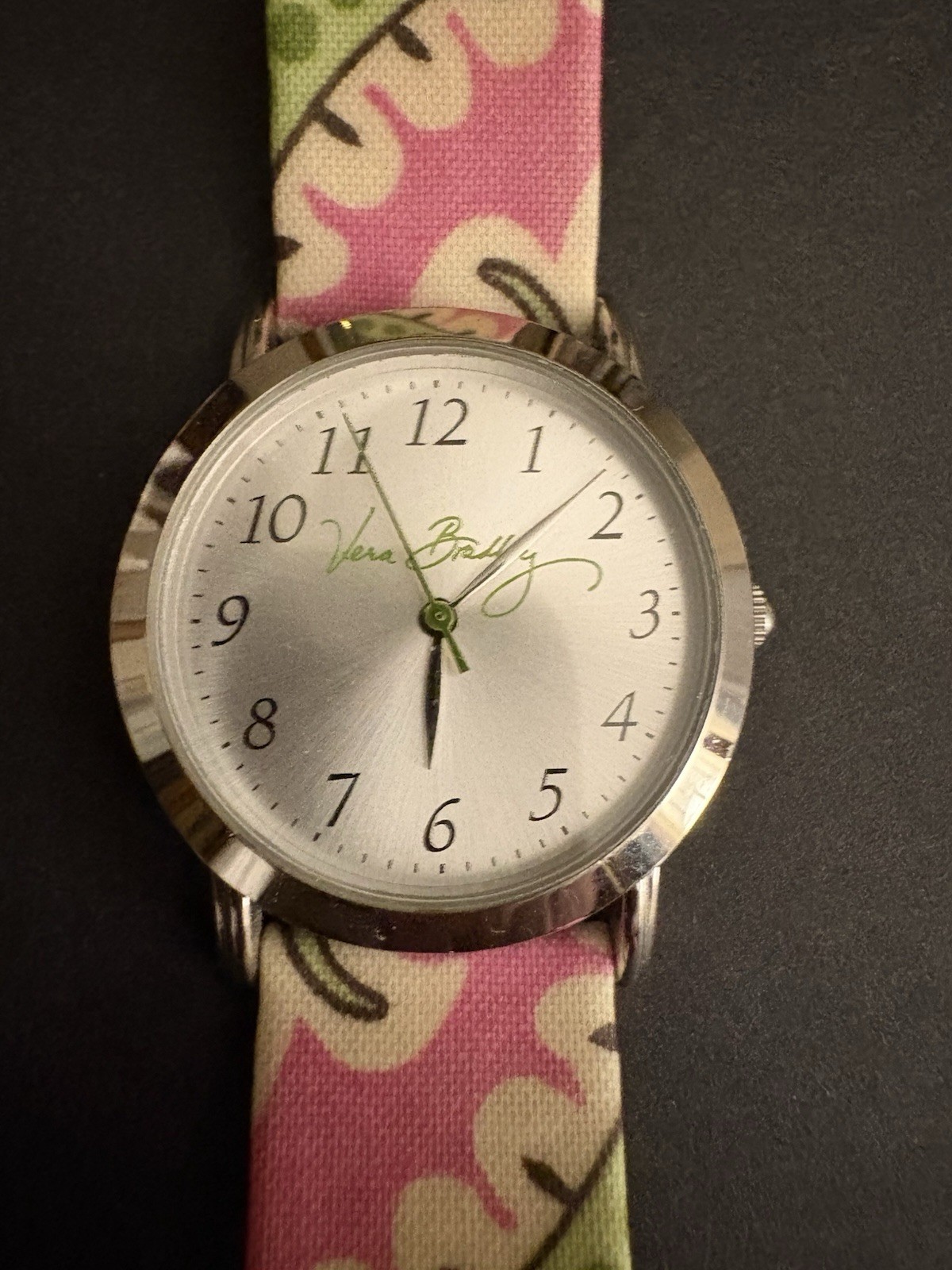 Vera Bradley Watch Bermuda Pink Vintage In Original Box – Needs V377 Battery EUC
