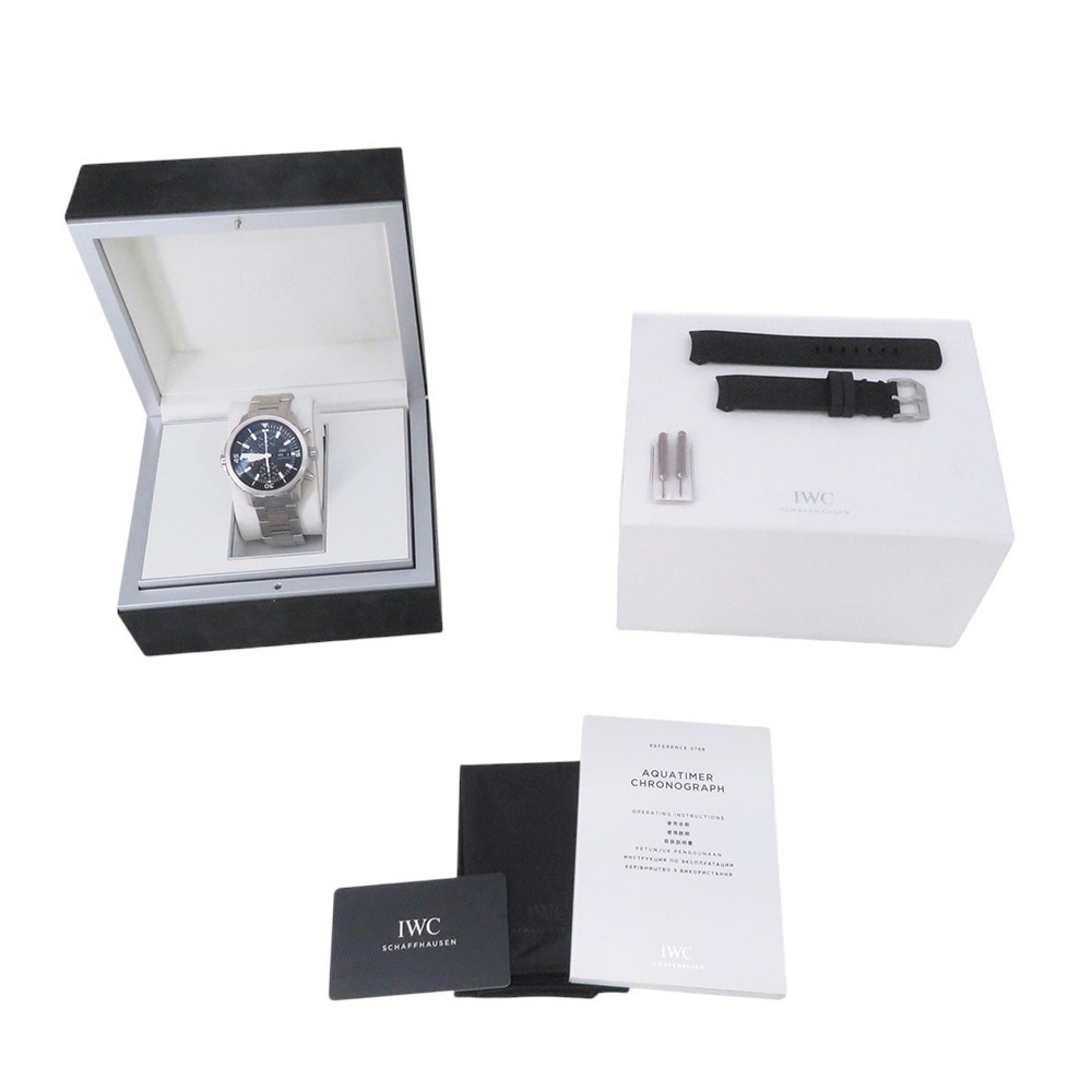 IWC Aquatimer Chronograph 44mm Stainless Steel Black Dial IW376804