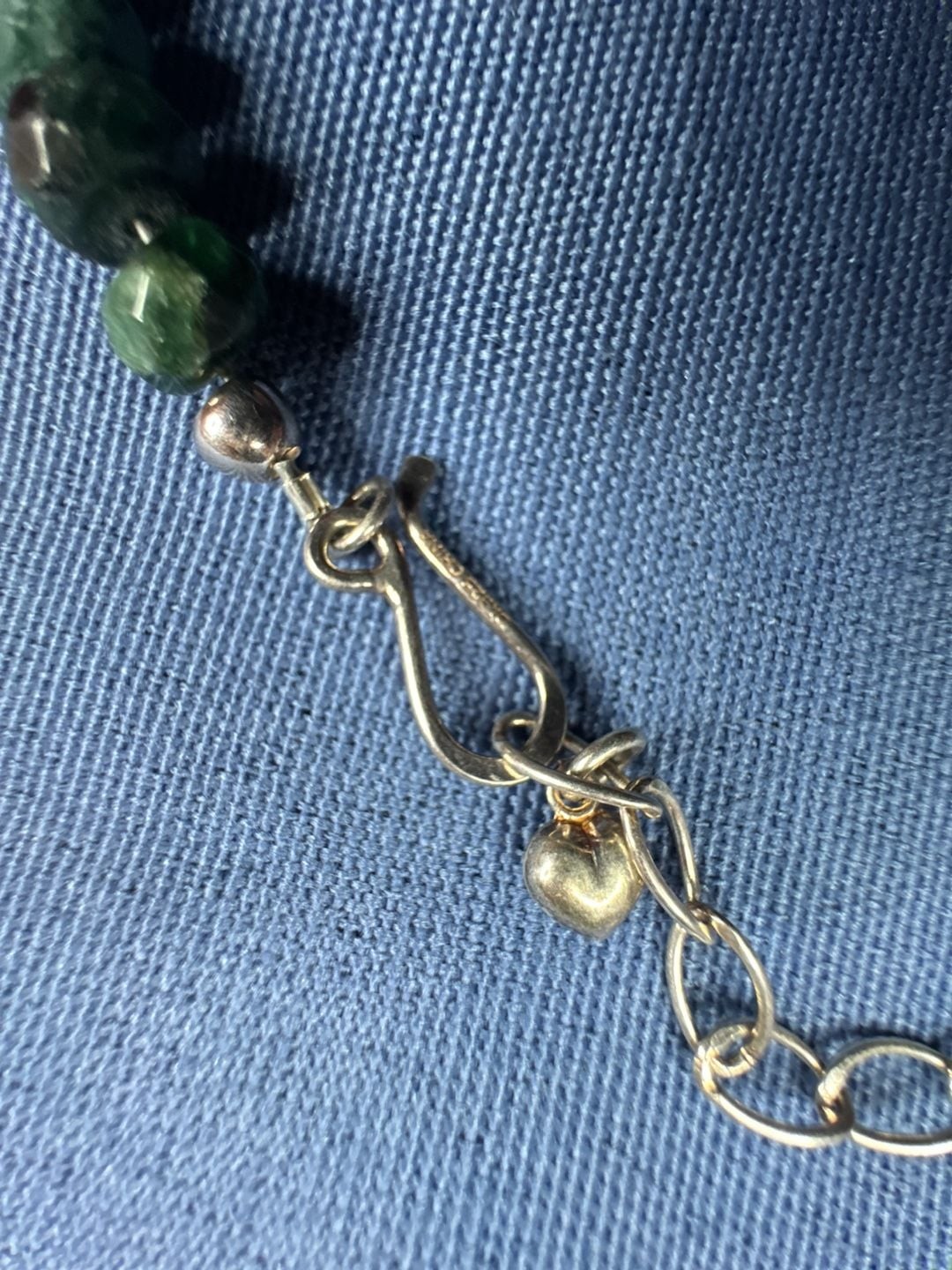 Mine Finds by Jay King Graduated Green Apatite Sterling Silver Bead Necklace