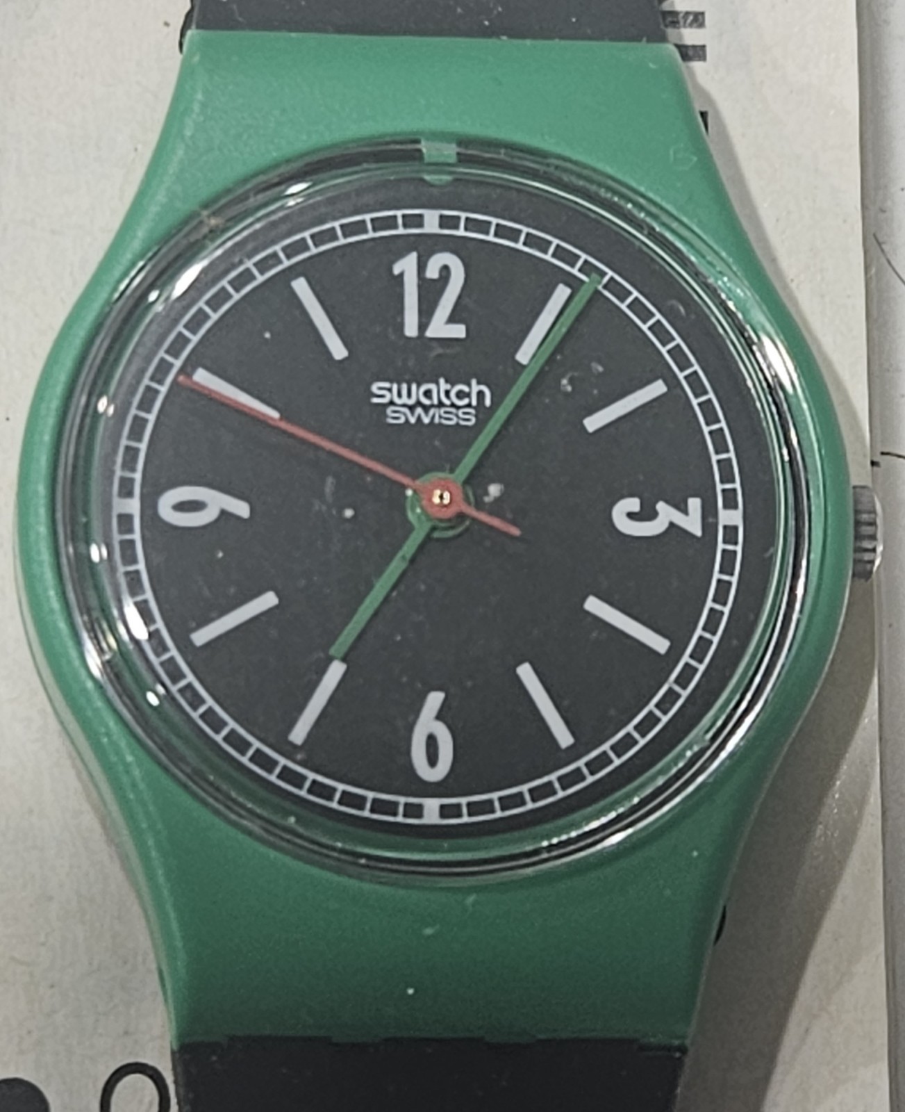 Swatch Watch Carlisle Vintage 1986 Swiss Pop Womens Ladies Quartz 25mm PN# LG103