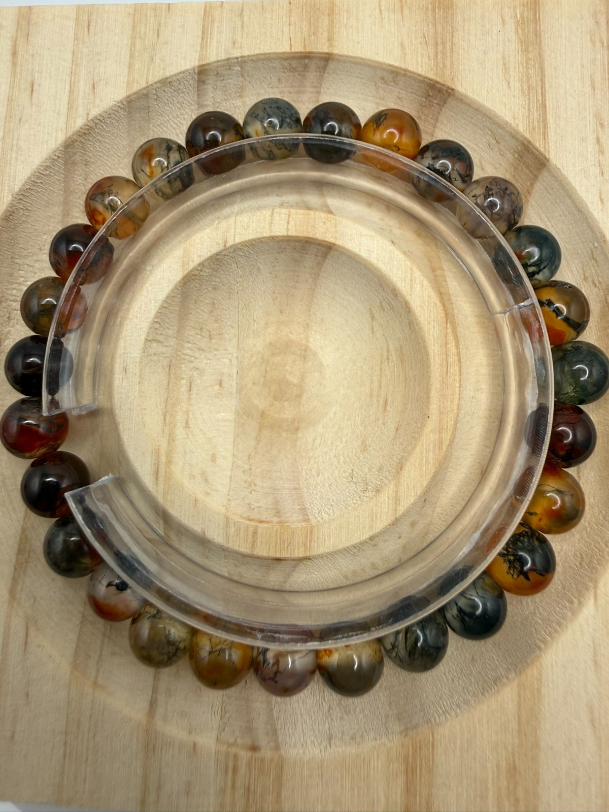 Natural Moss Agate – 7mm – A12-1723/A12-1724/A12-1725/A12-1726