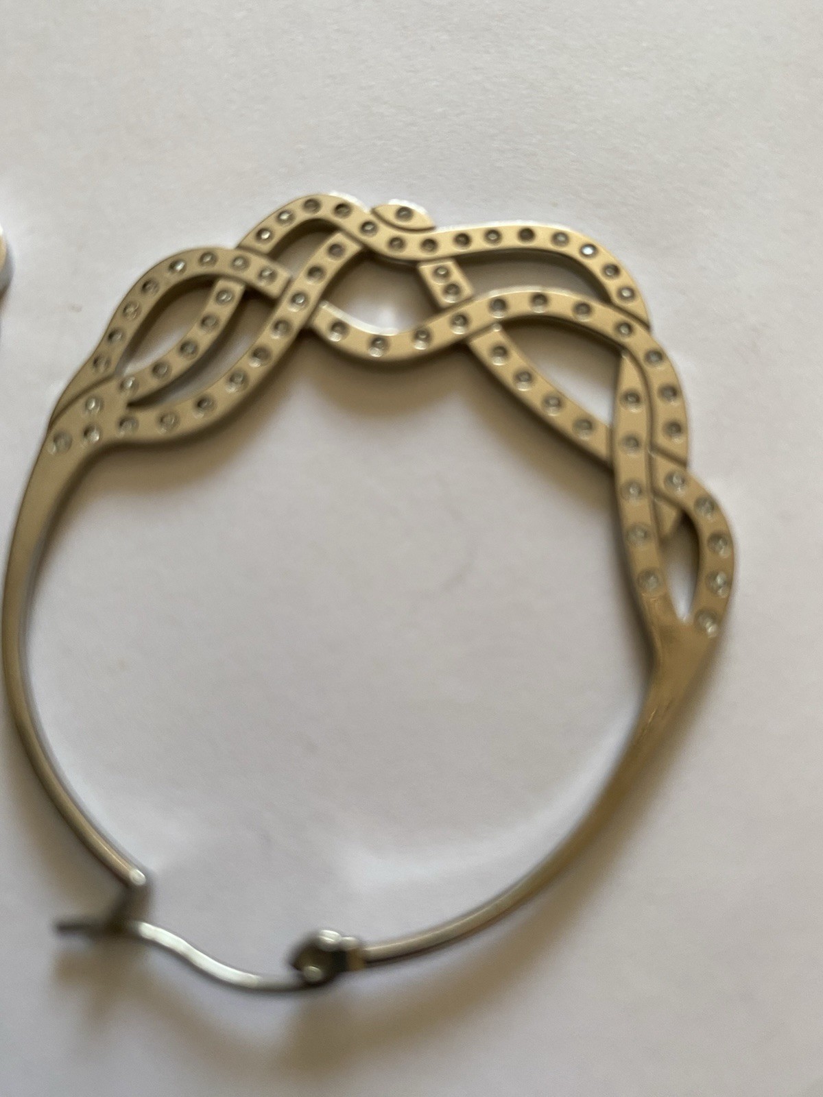 Swatch Bijoux Melted Beauty hoop Earrings Silver Colour