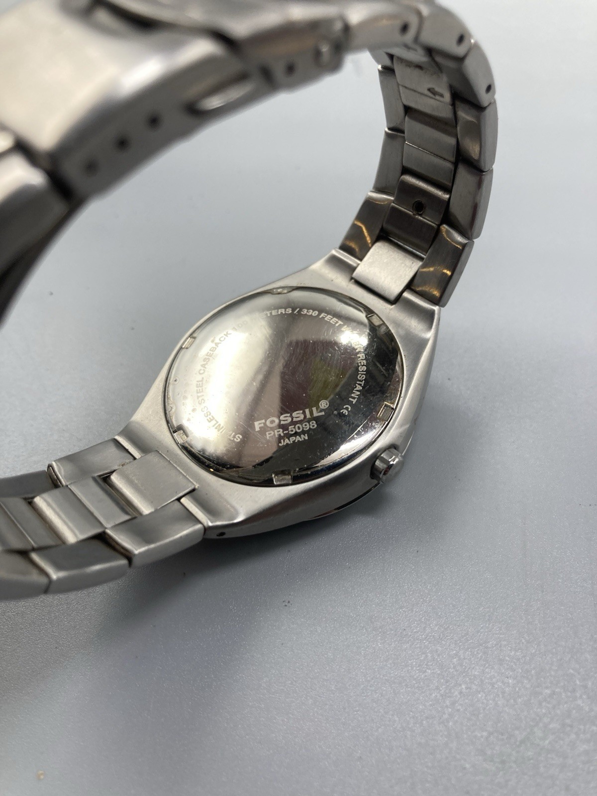 Fossil blue PR 5098 stainless 50 mm working preowned