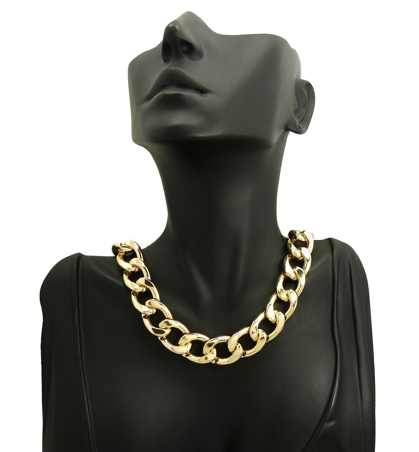 Hip Hop Gold Plated 15mm 18″, 20″, 24″, 30″ Miami Cuban Choker Chain Necklace