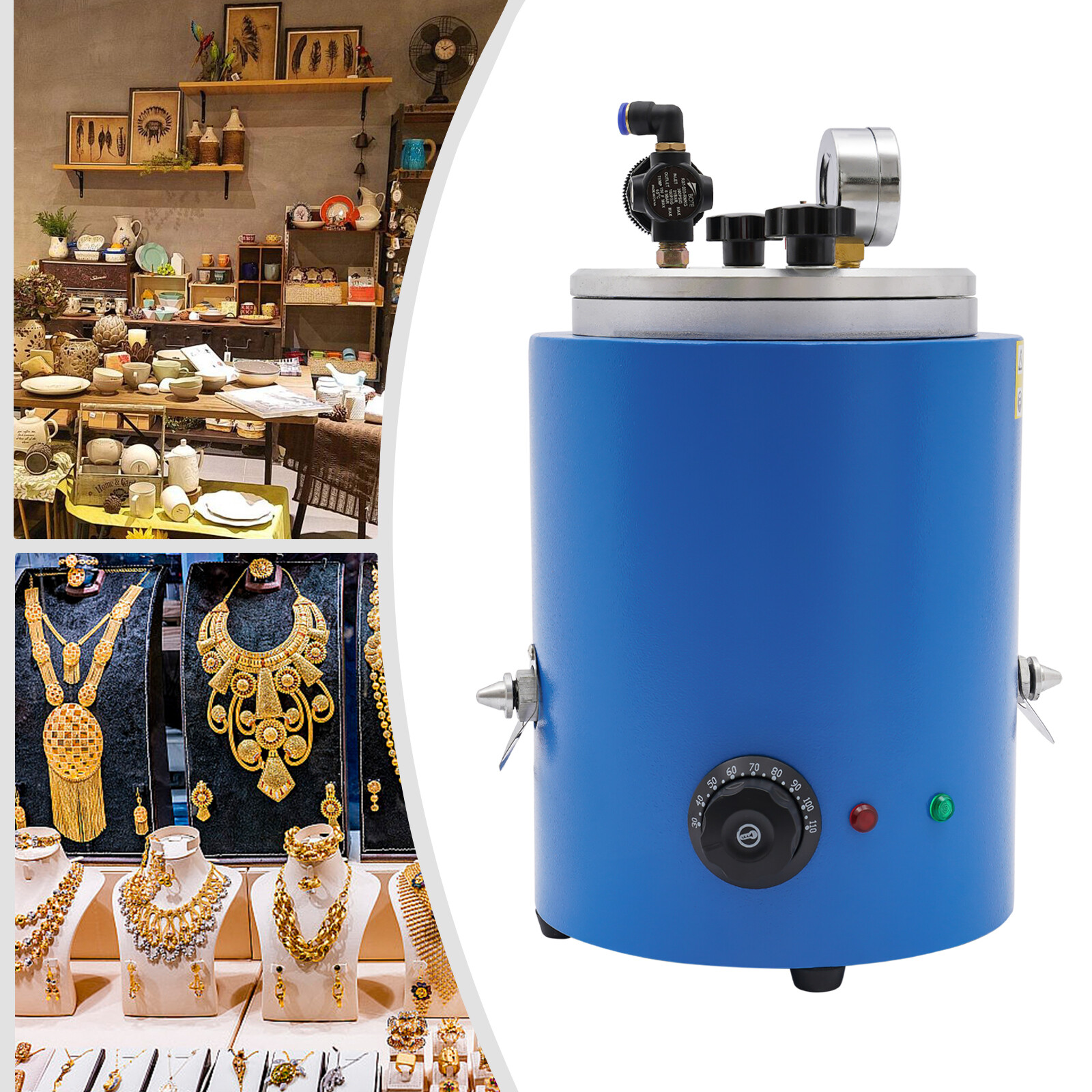 350W Wax Injector Wax molding machine Wax Casting Machine Jewelry Tool Round