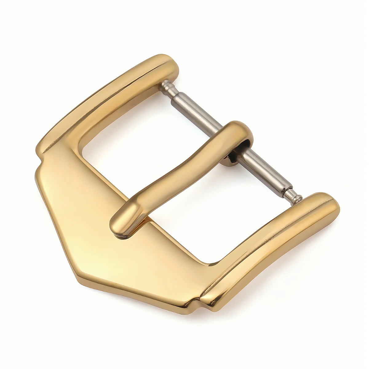 6mm 18mm 20mm 22mm Watch Buckle 304L Stainless Steel Button Metal Pin Clasp