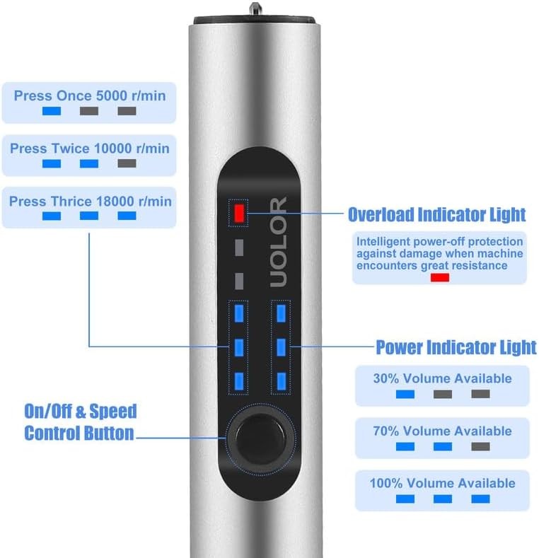 USB Rechargeable Engraving Pen 42 Bits Cordless Mini Rotary Tool Etching