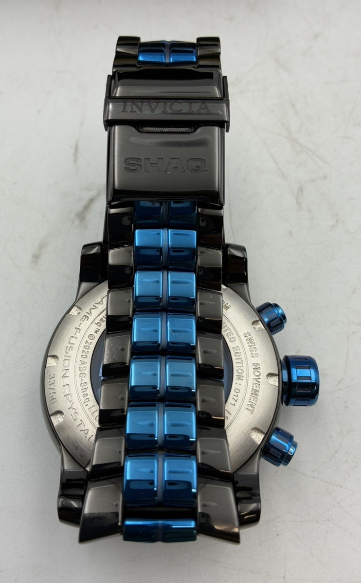INVICTA MENS WATCH SHAQ BLUE WR FLAME FUSION CRYSTAL (CP2016399)