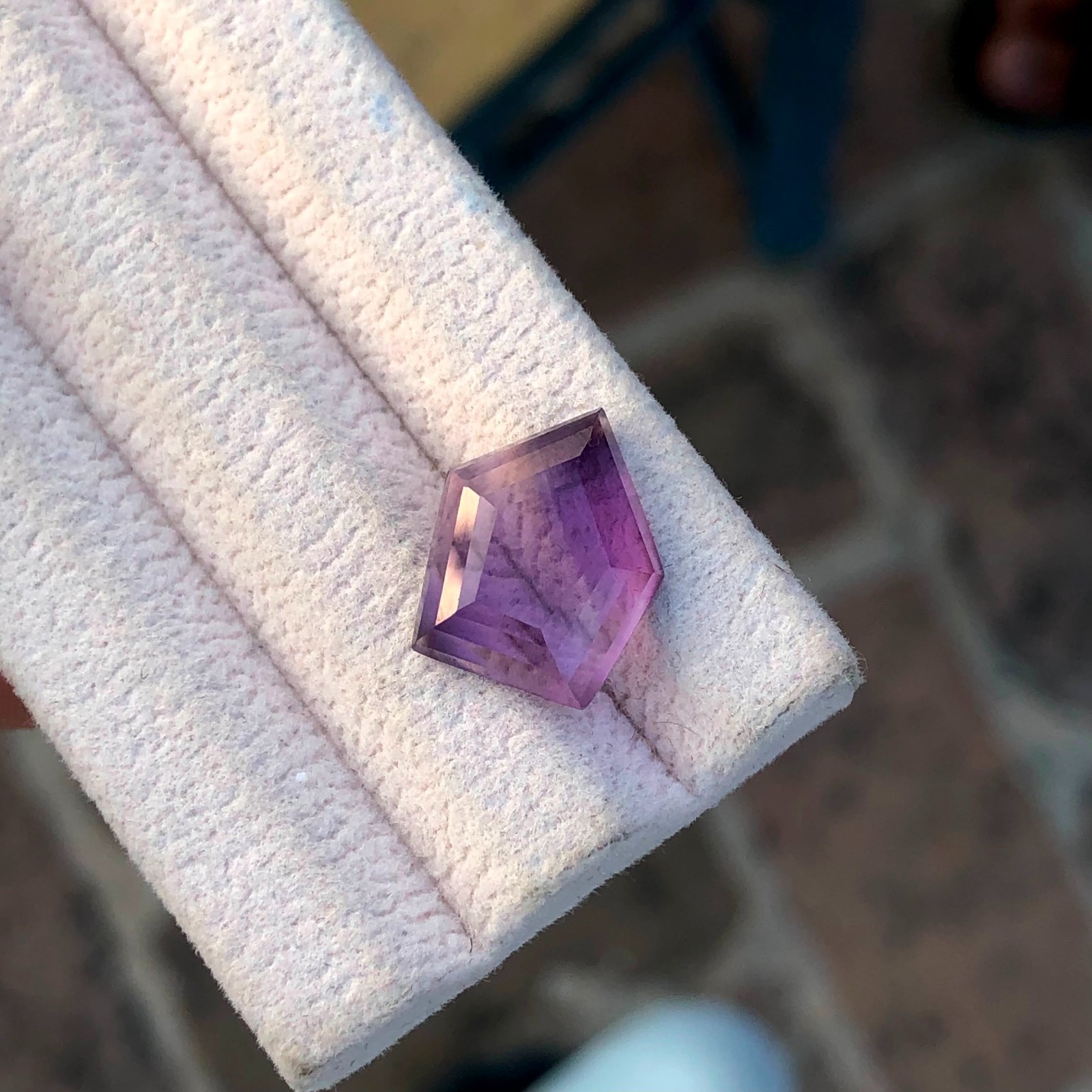 Natural Amethyst Gemstone 5.20 Ct | Top Quality African Purple Amethyst | Certif