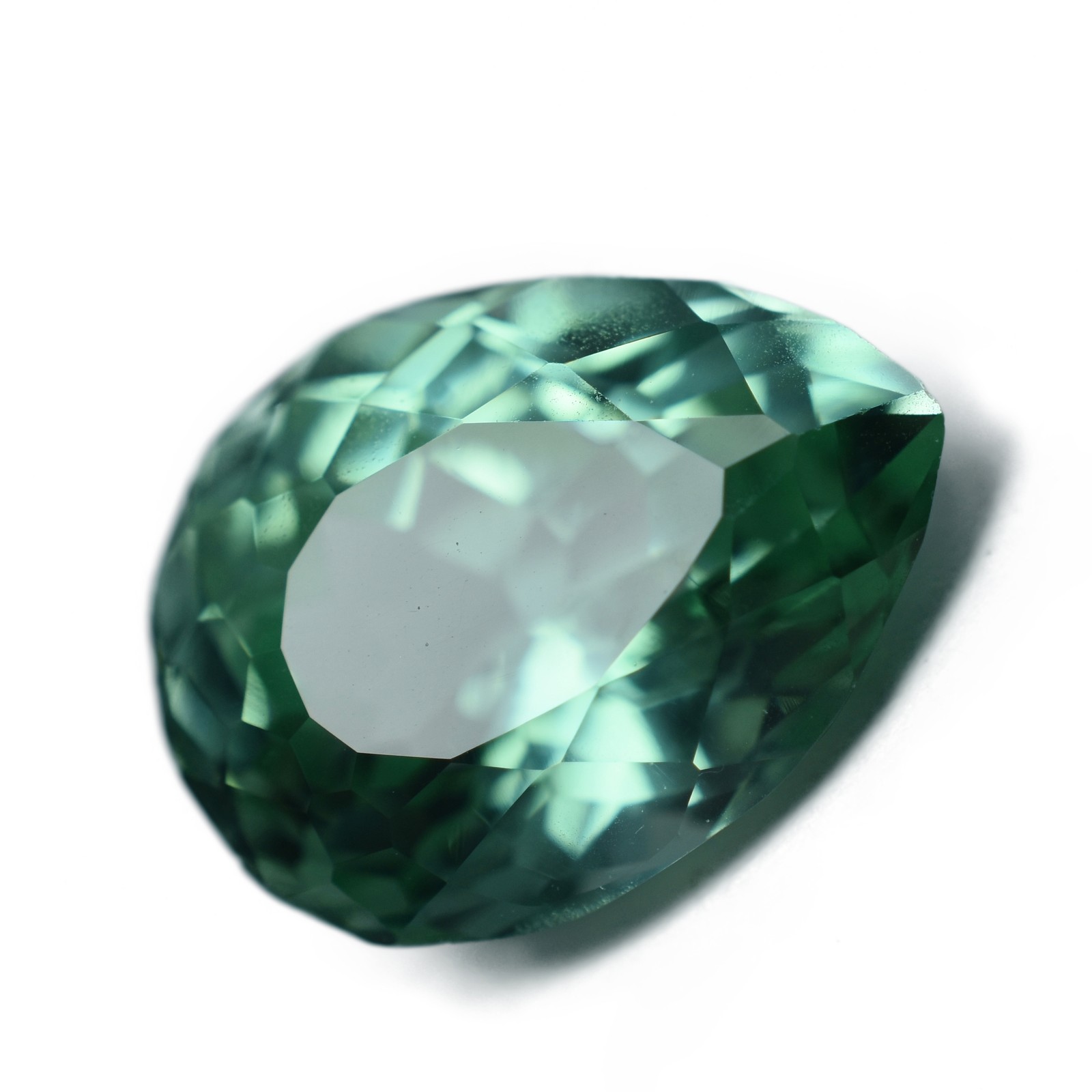 CERTIFIED 6.90 Carat Natural Grandidierite Bluish Green Pear Cut Loose Gemstone