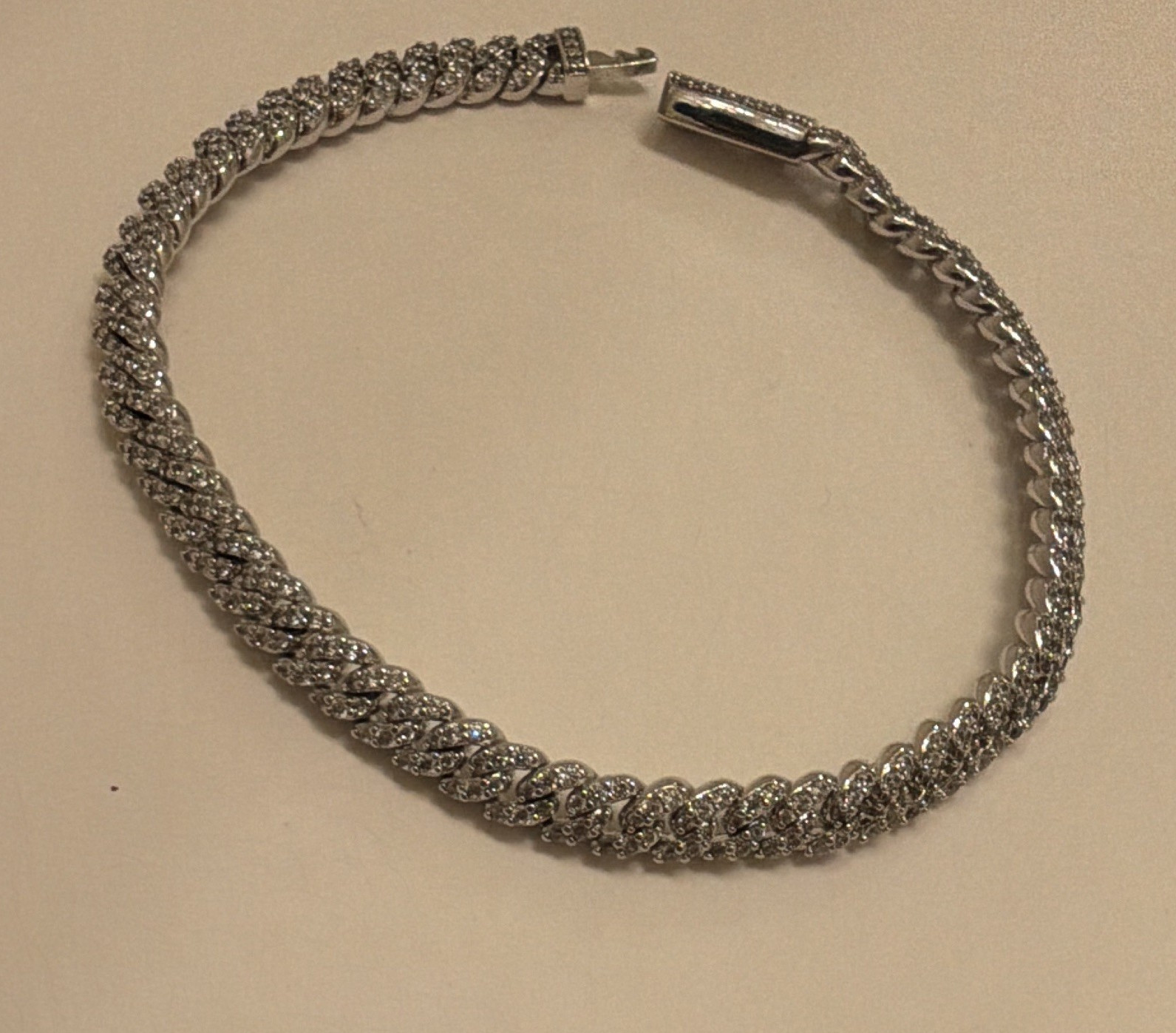 Jaxxon- Iced out Cuban link bracelet 5mm