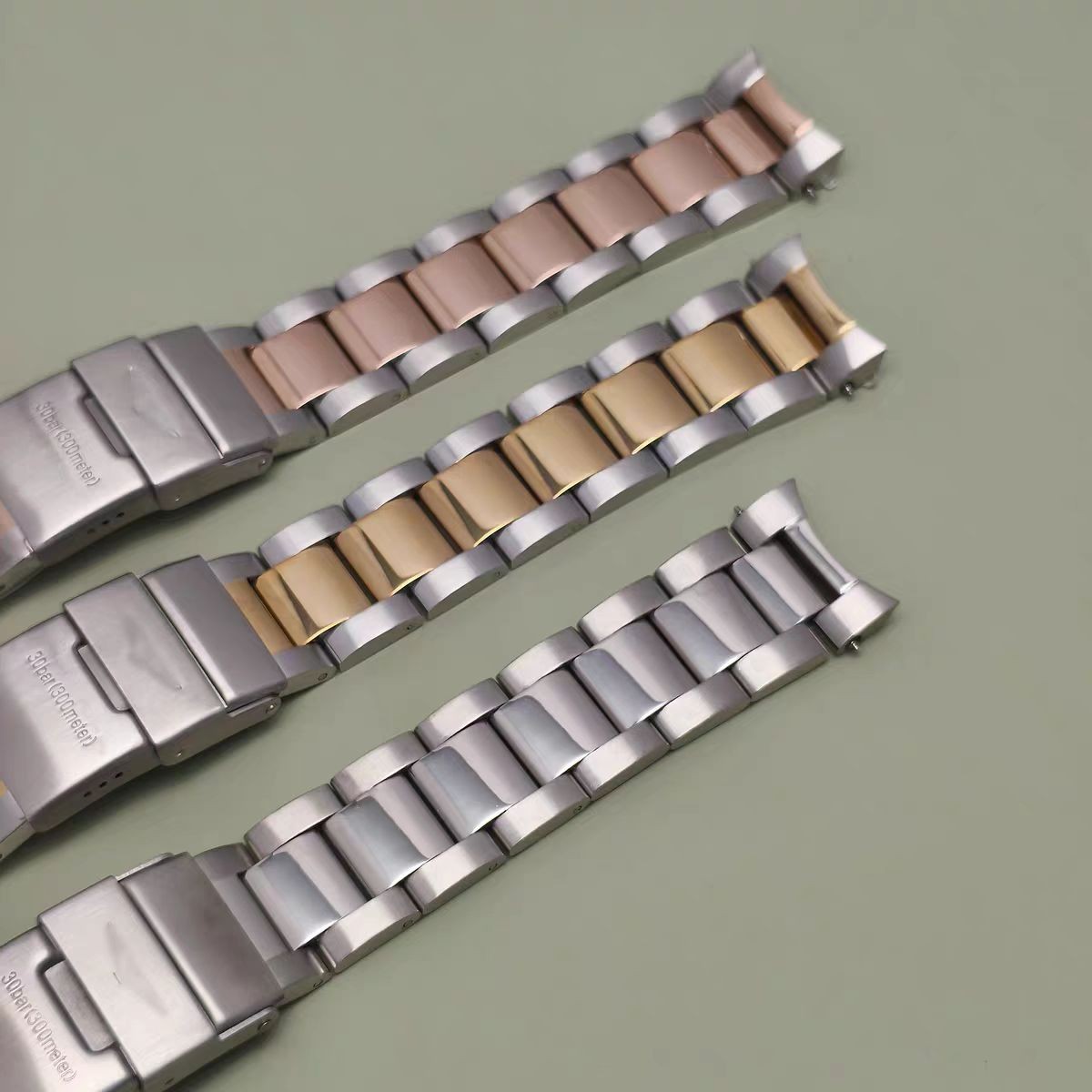 21mm Steel Bracelet Watch Oyster Strap Fit Longines HydroConquest L3.781/741/782