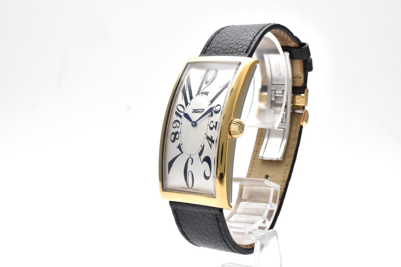 [Papers] Tissot Heritage Banana Z181 Gold Quartz Men’s Watch 27mm Centenary Tank