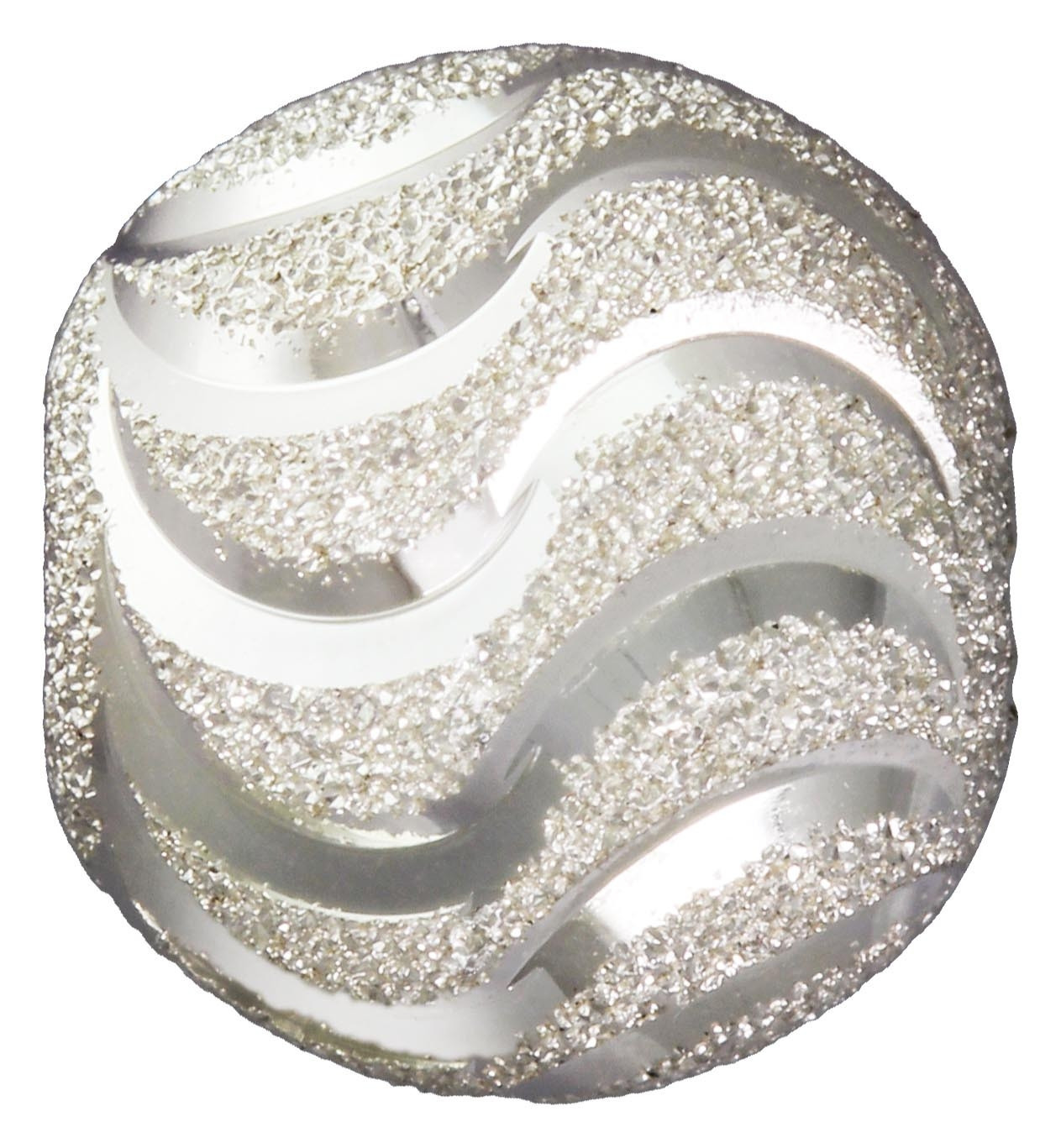 Sterling Silver .925 8mm Stardust S Cut Round Beads Approx. 10 Pieces ~4108~