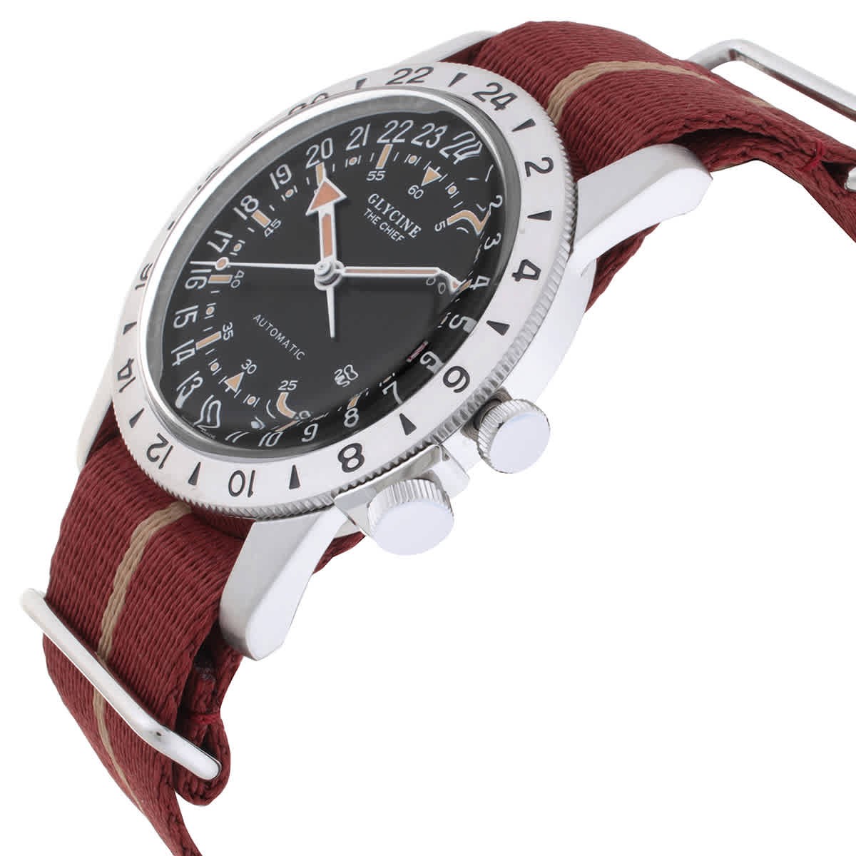 Glycine Airman Vintage The Chief Purist Automatic Black Dial Unisex Watch GL0474